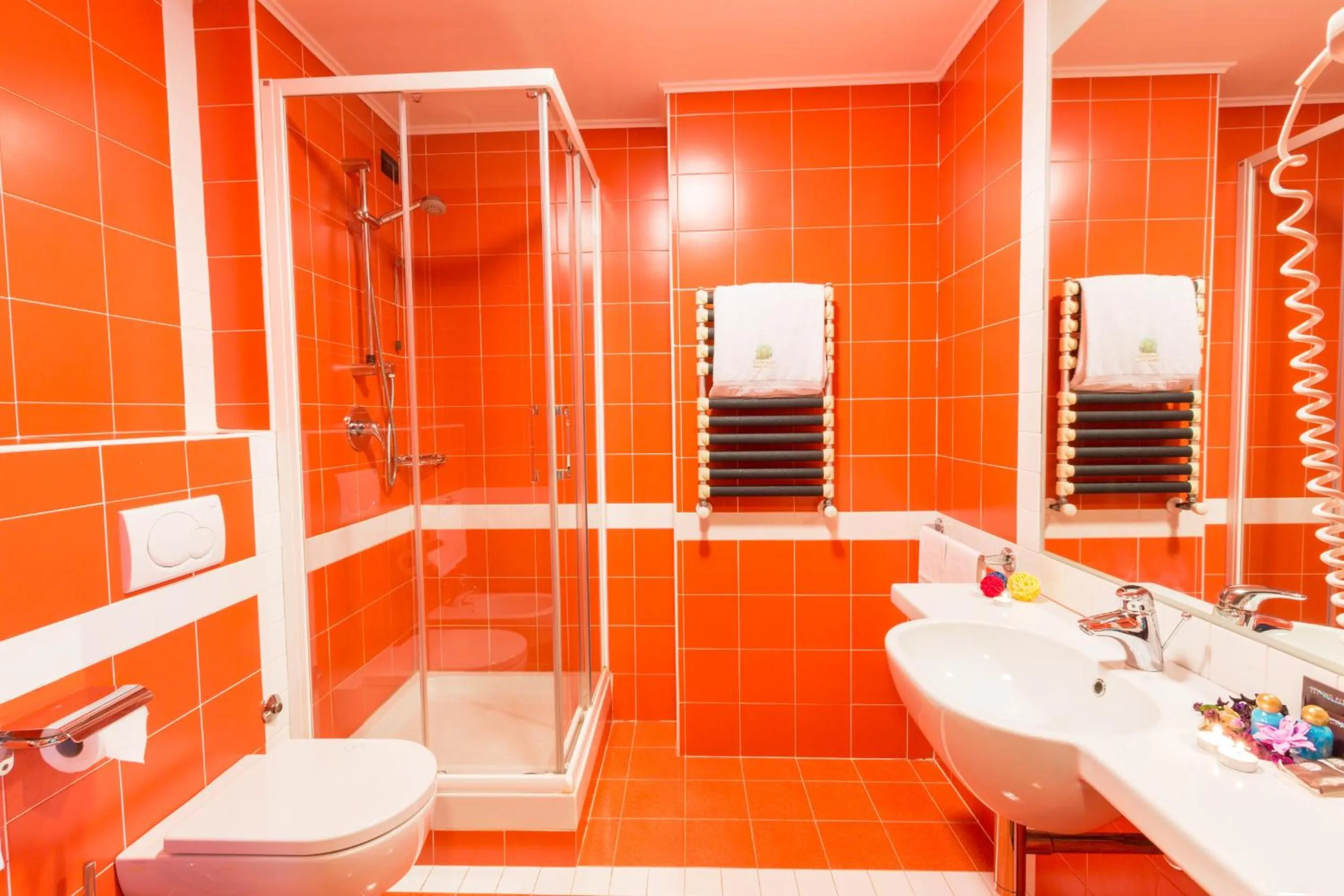 Bathroom in Victoria Terme Hotel