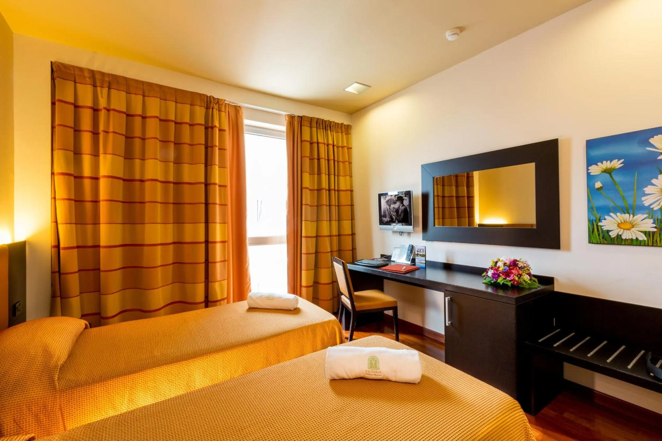 Bedroom, Bed in Victoria Terme Hotel