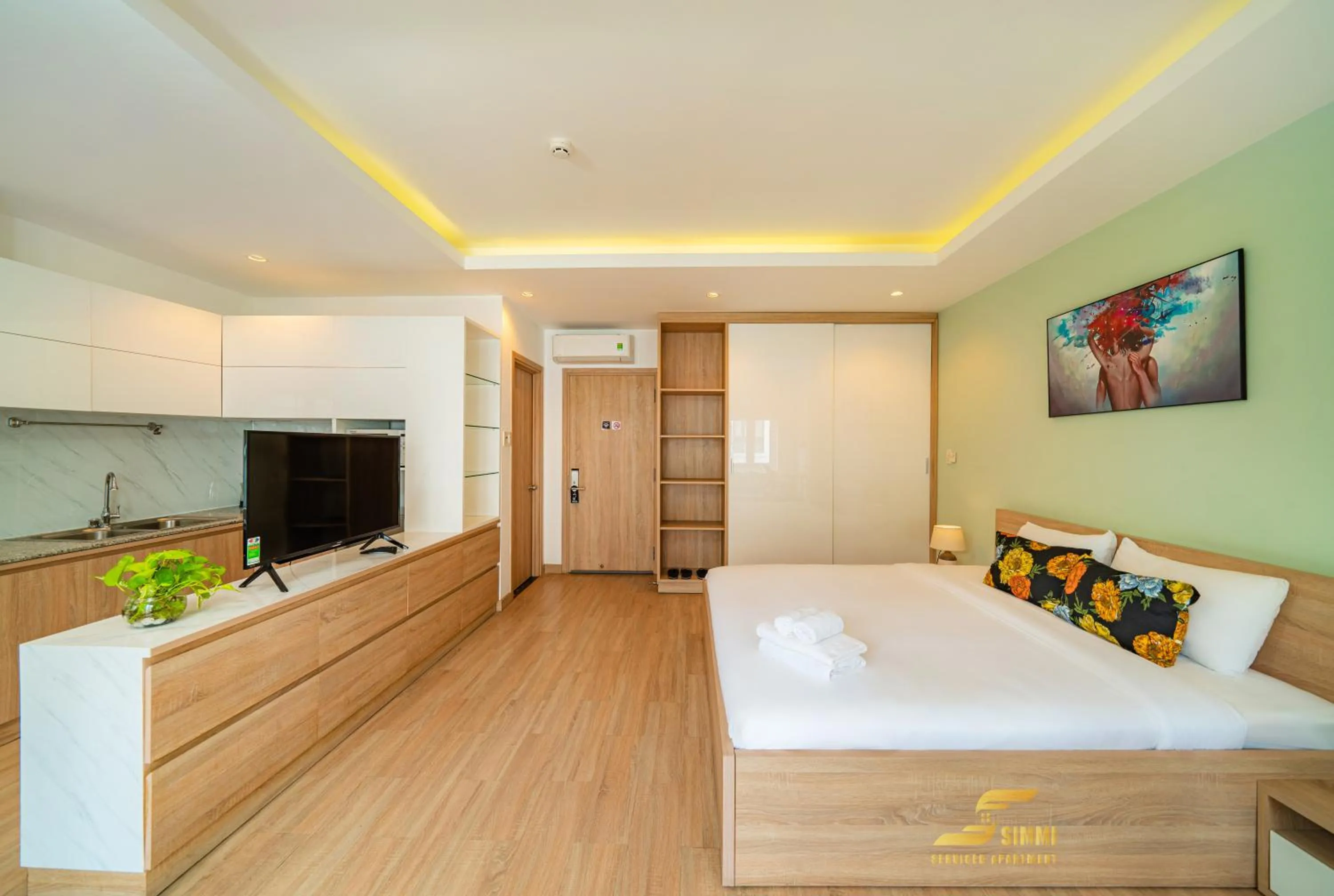 Bed in Simmi 4 Hotel & Apartment Near SECC