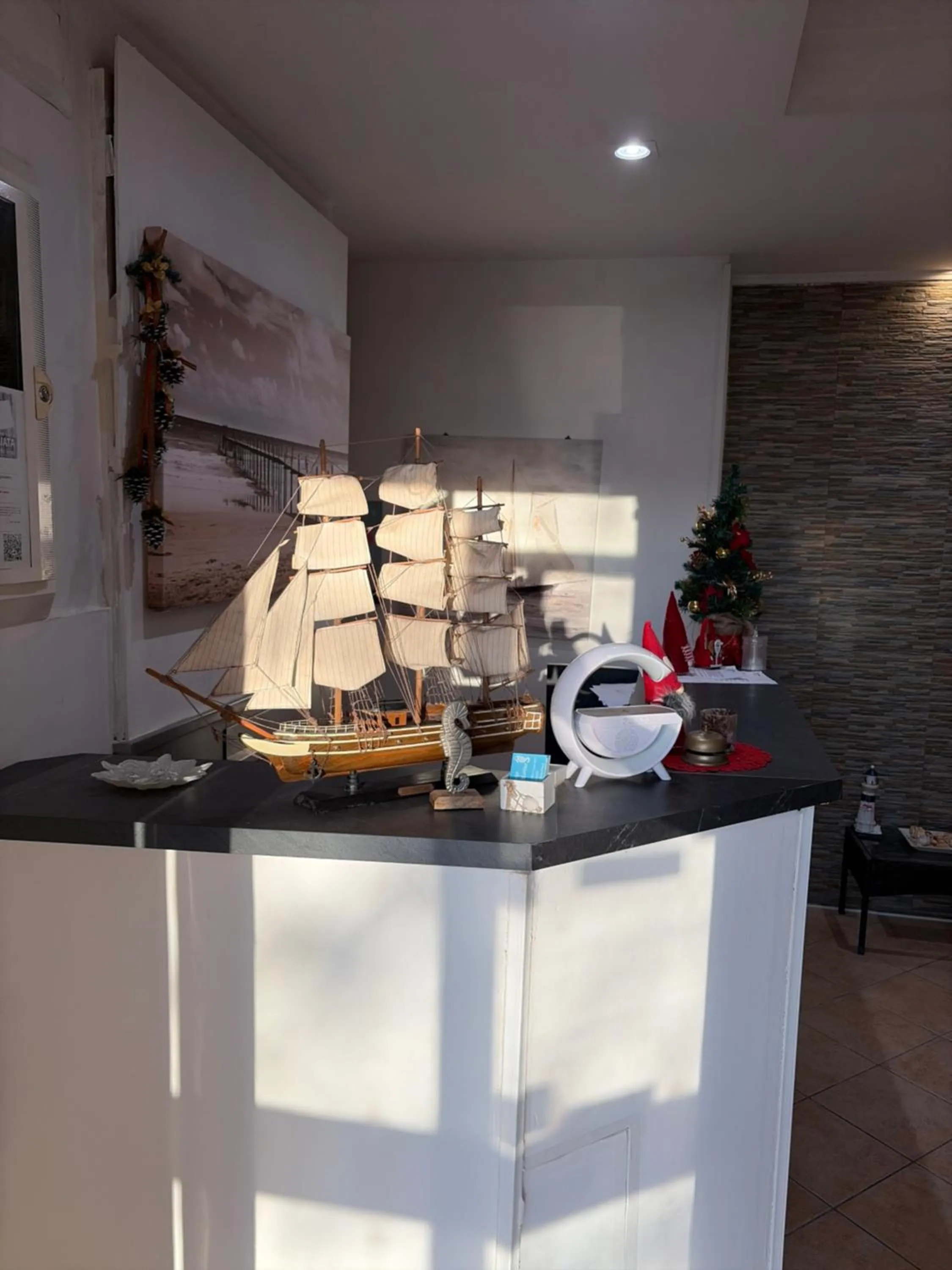 Lobby or reception in Albergo Villa Marina