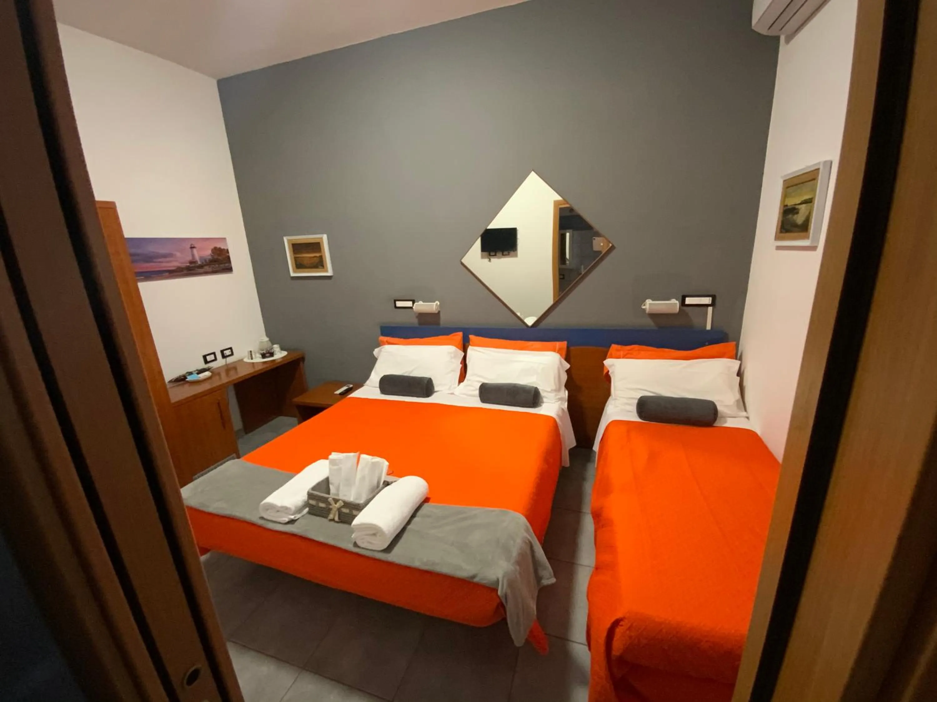 Bed in Albergo Villa Marina