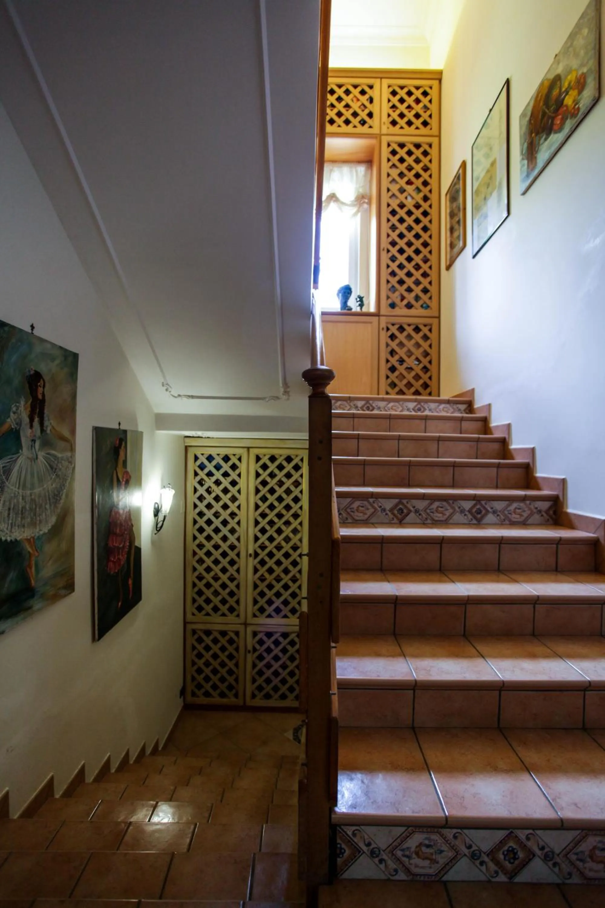 Decorative detail in La Quercia Antica B&B