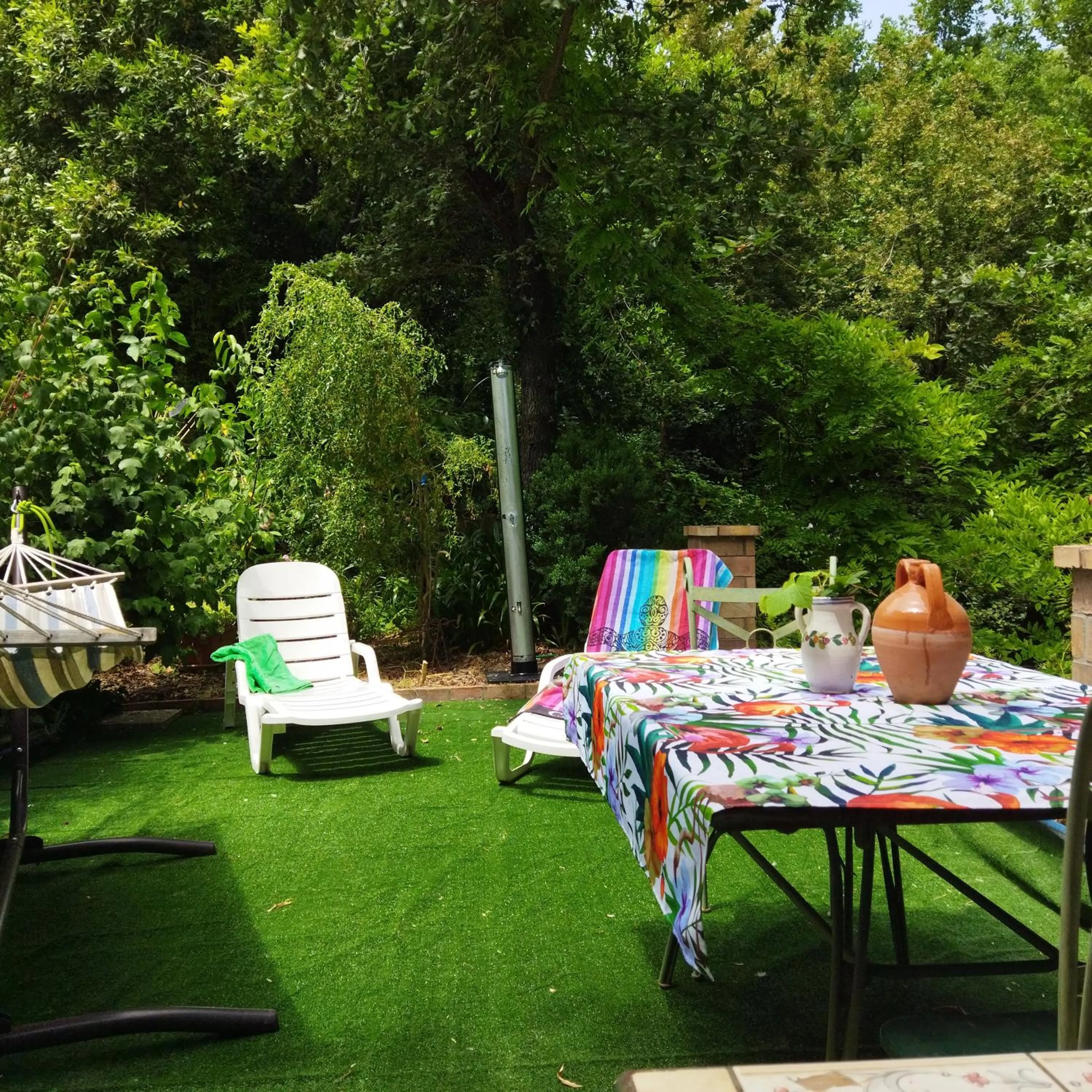 Patio in La Quercia Antica B&B