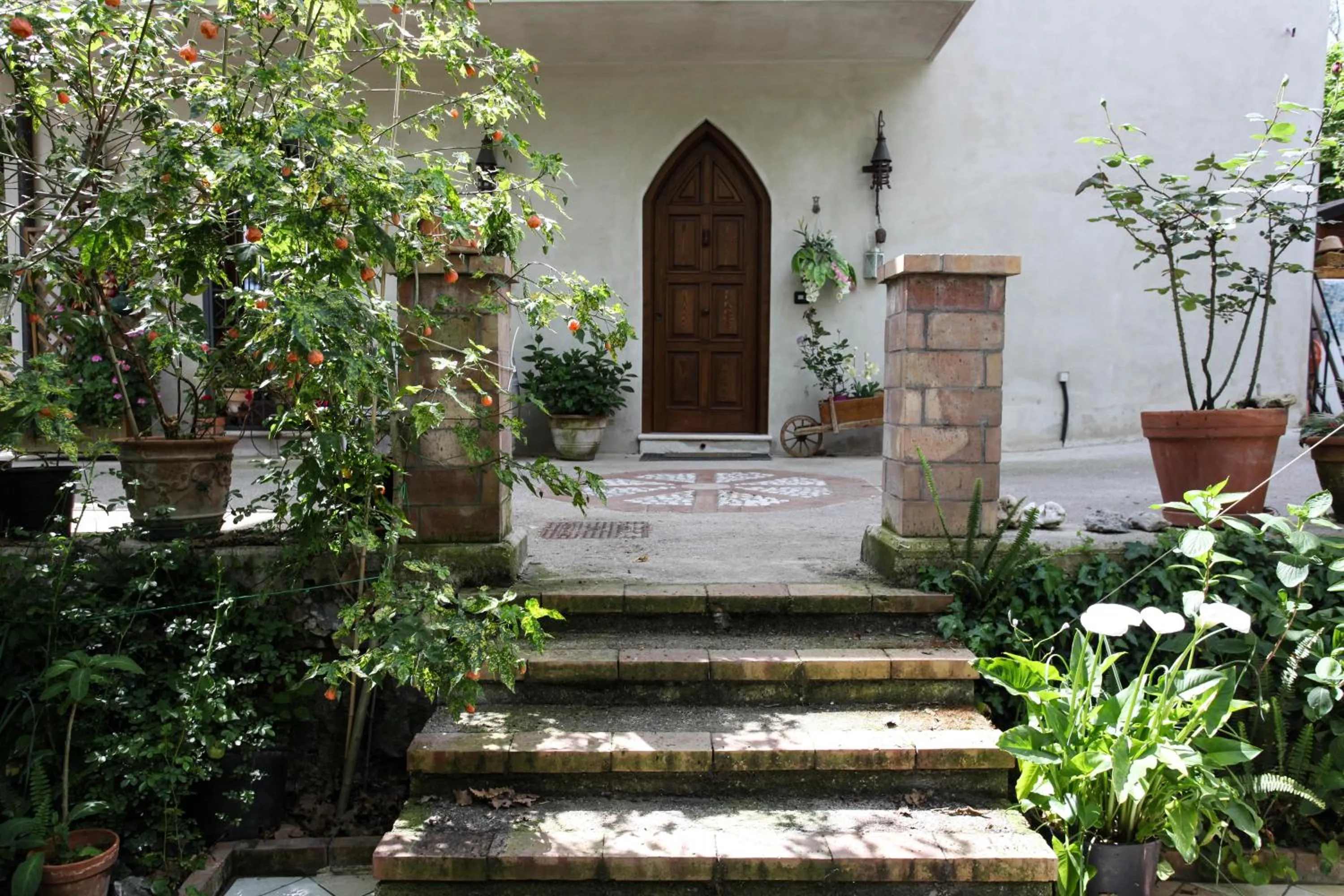 Facade/entrance in La Quercia Antica B&B