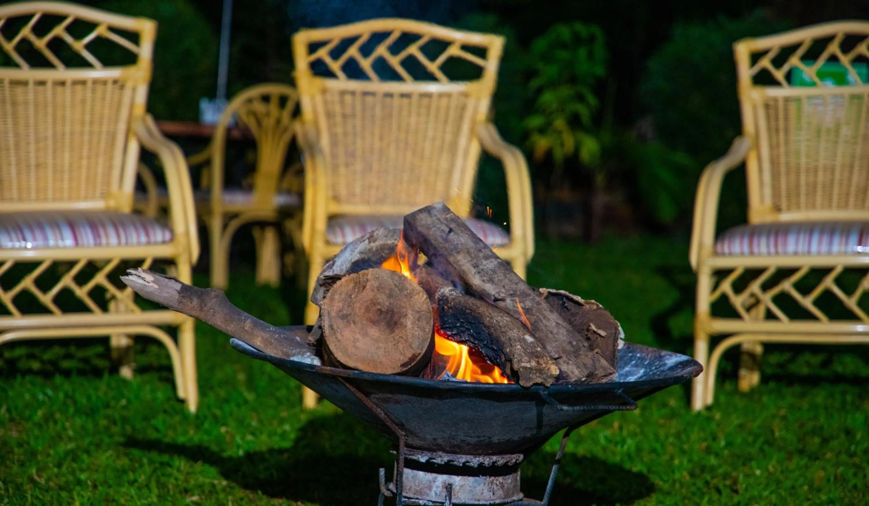 fireplace in KISIMANI ECO RESORT & SPA LTD