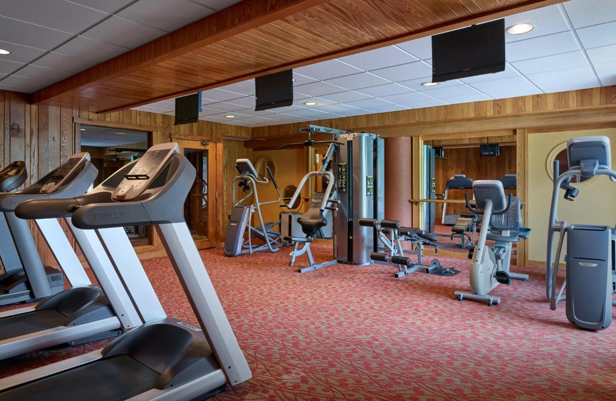 Fitness centre/facilities in Slopeside Hotel by Seven Springs Resort