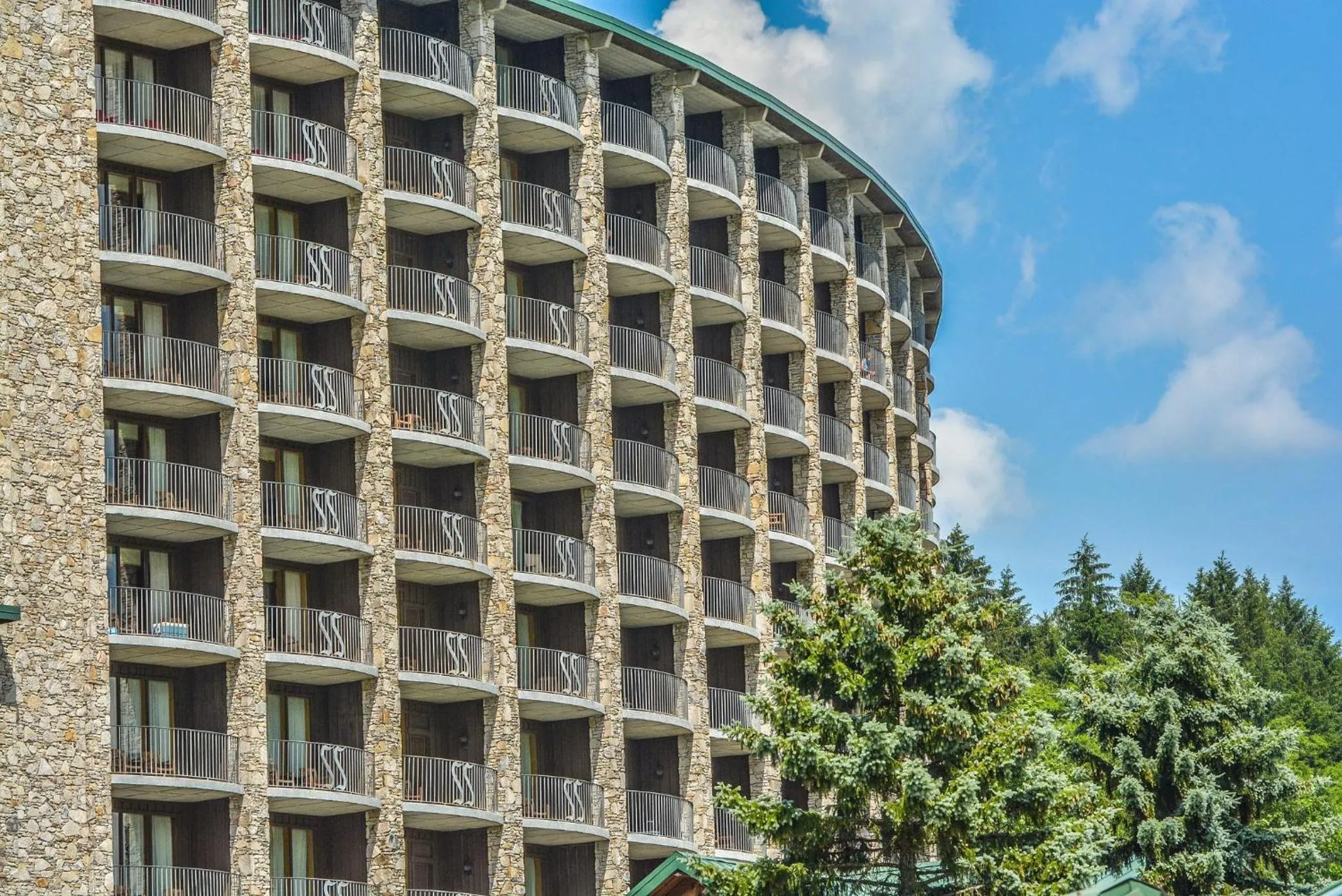 Property building in Slopeside Hotel by Seven Springs Resort