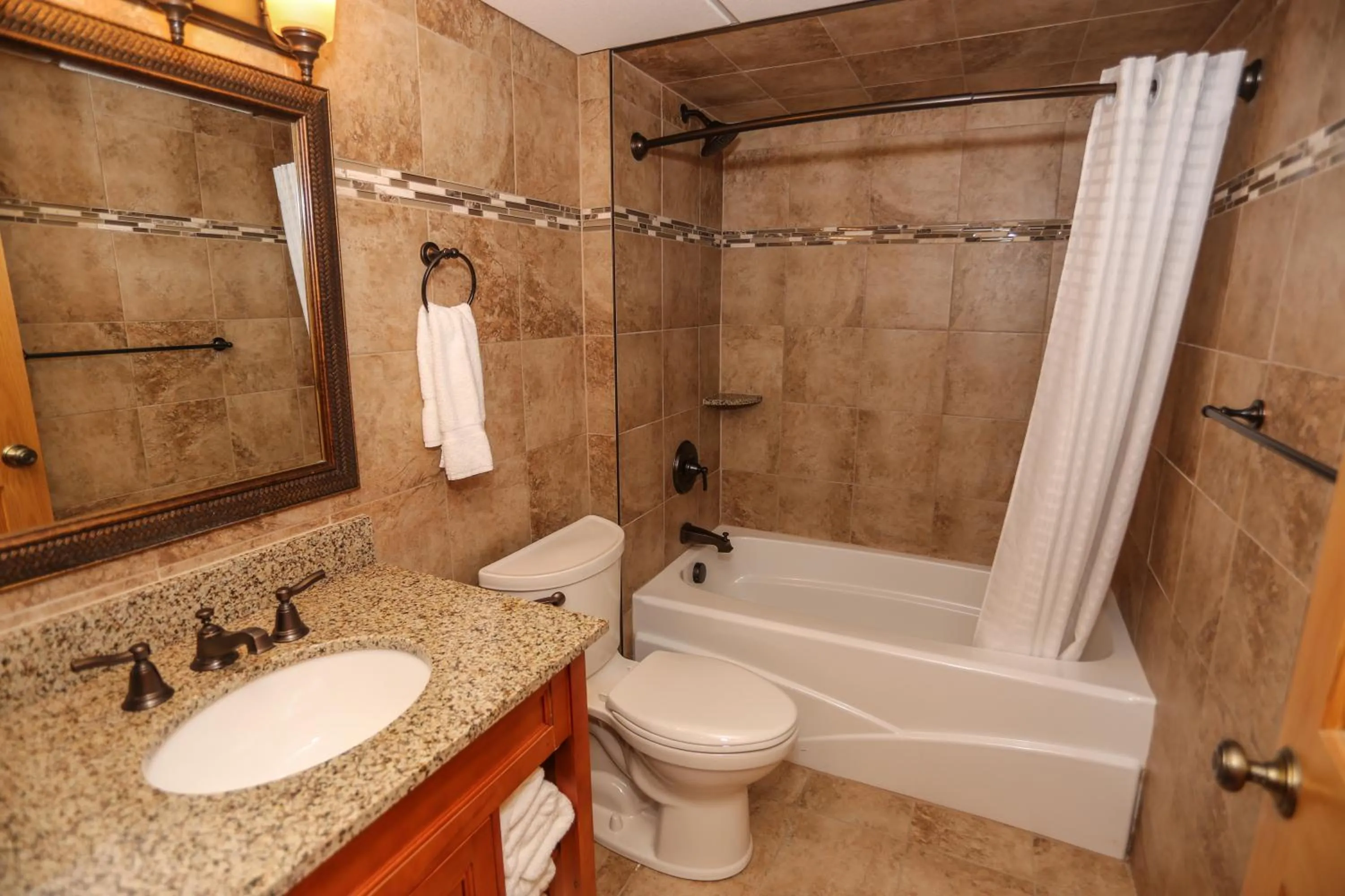 Bathroom in Slopeside Hotel by Seven Springs Resort