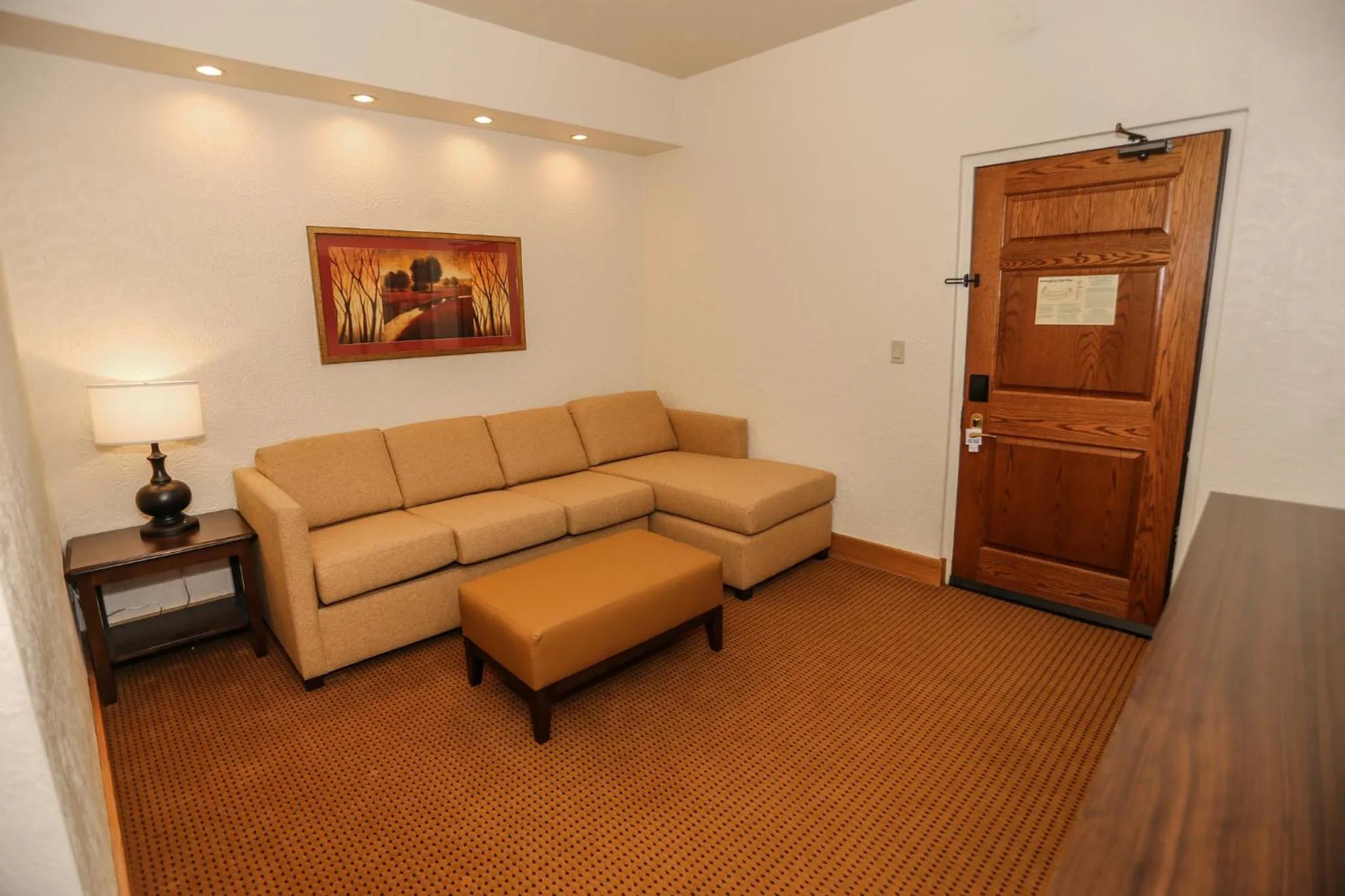 Living room in Slopeside Hotel by Seven Springs Resort