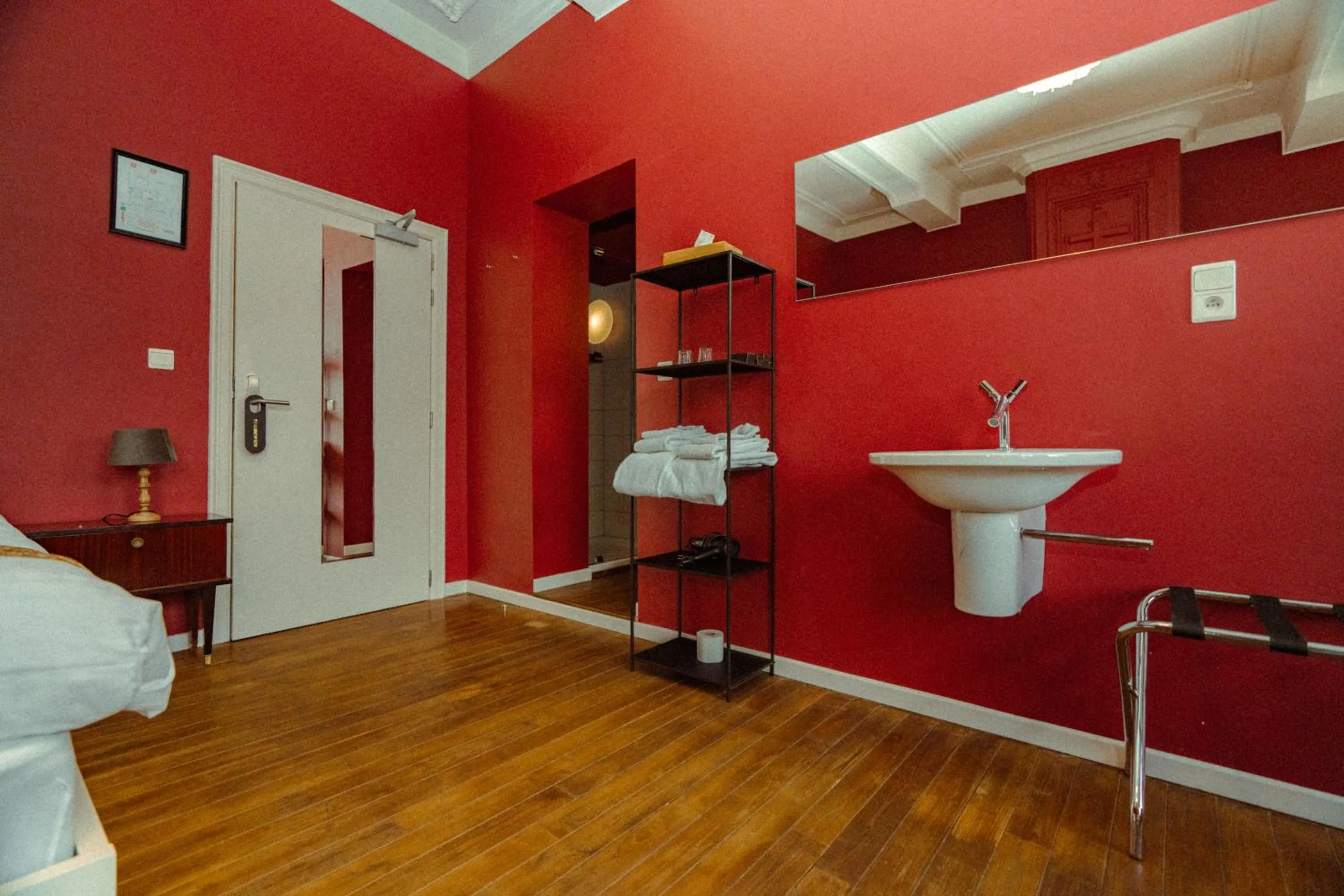 Bed in Hotel Restaurant Steenhuyse