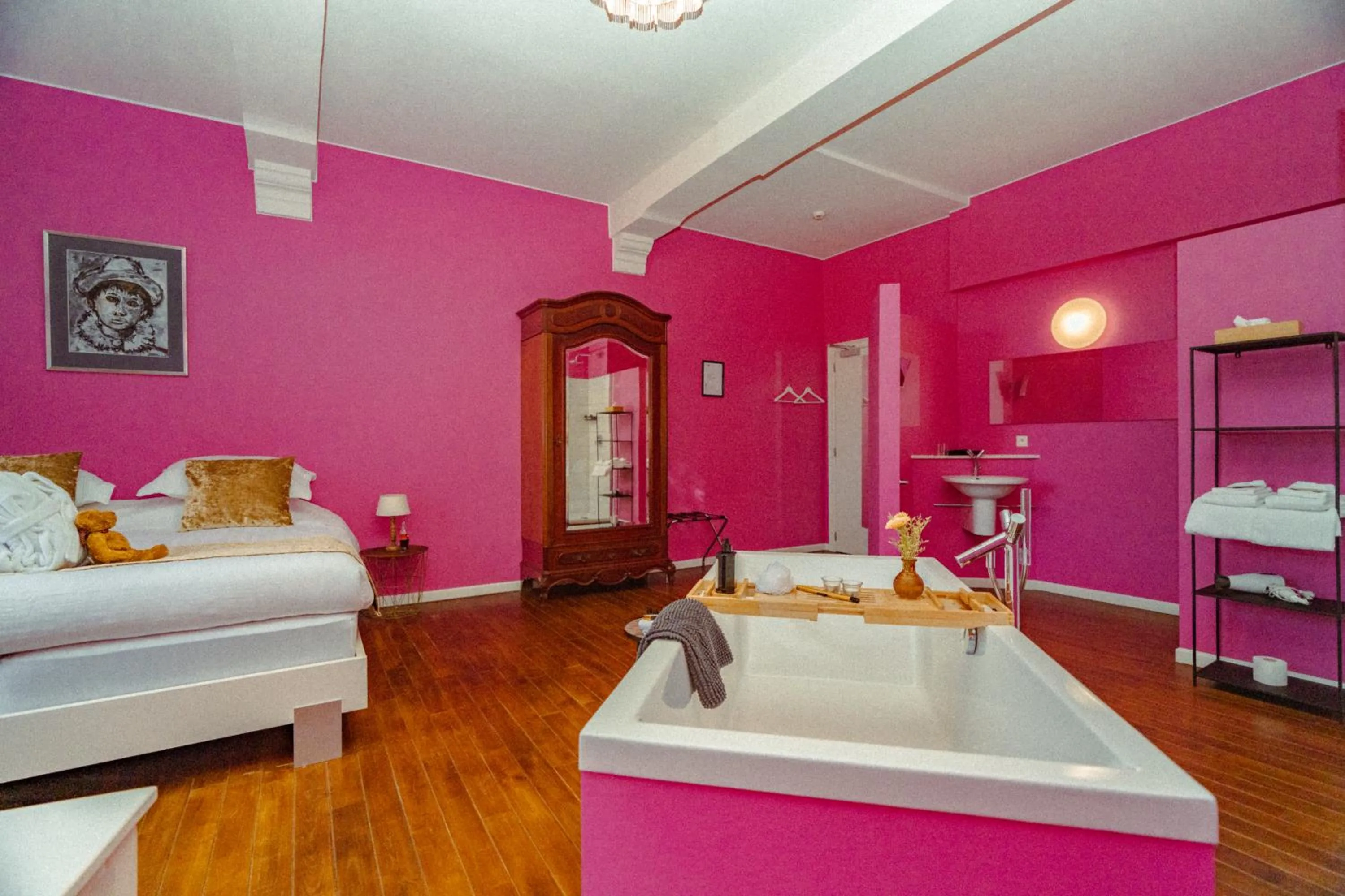 Bed in Hotel Restaurant Steenhuyse