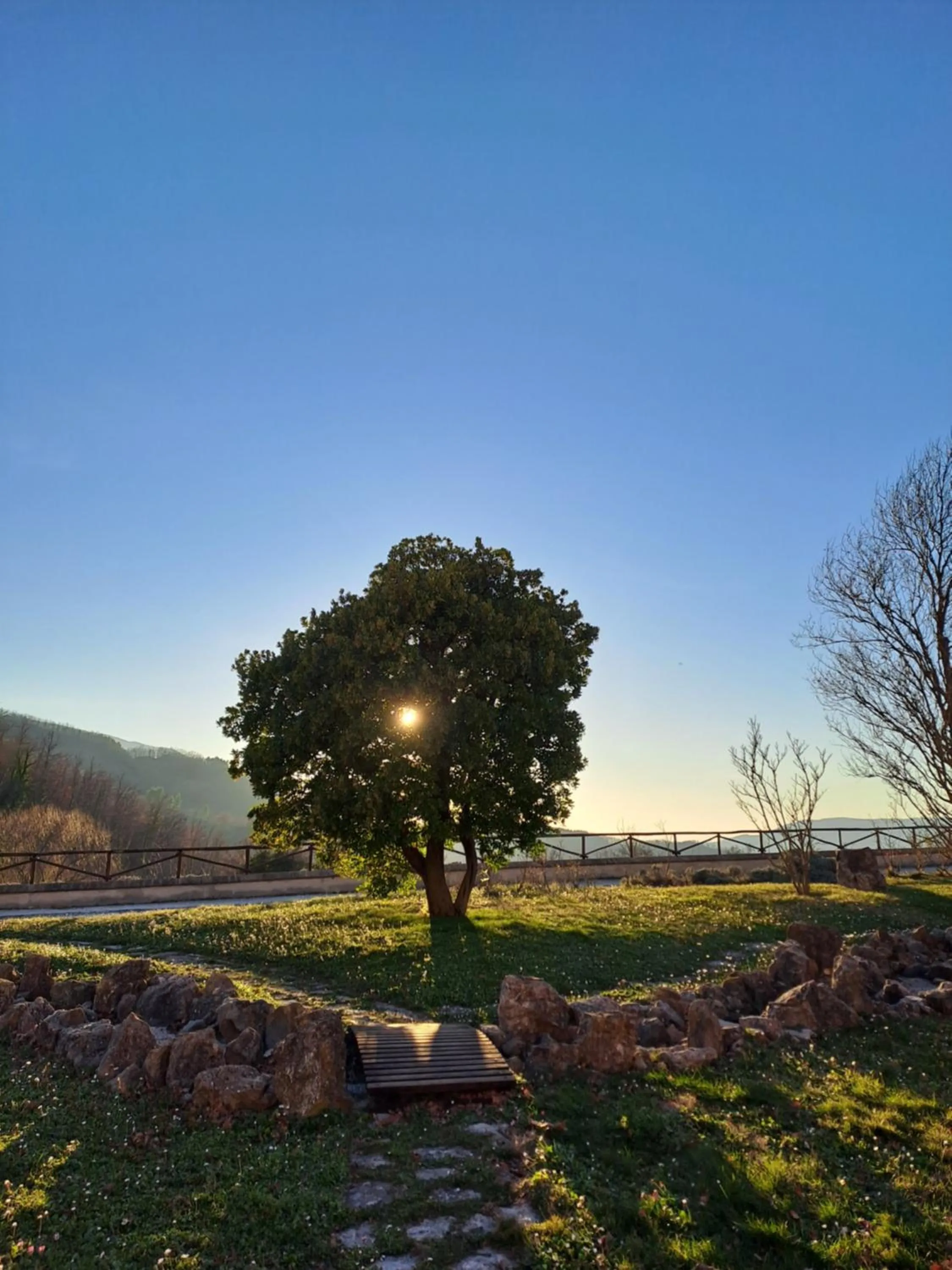 Garden view in Agriturismo Le Case