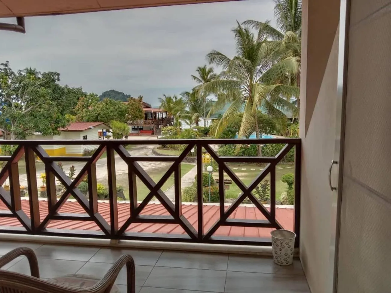 Balcony/Terrace in Seaside Travellers Inn