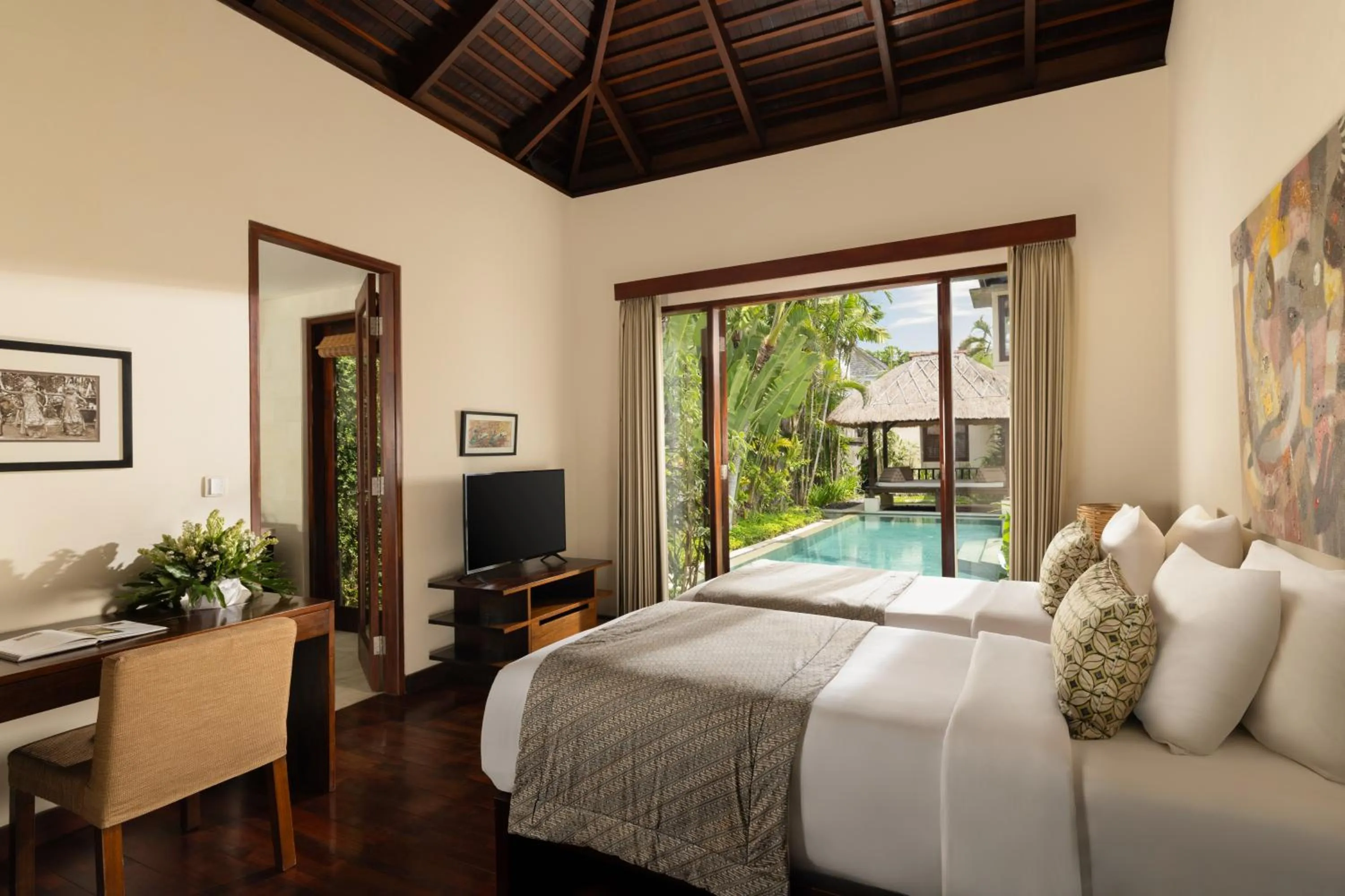 Bed in The Suar Seminyak by Nakula