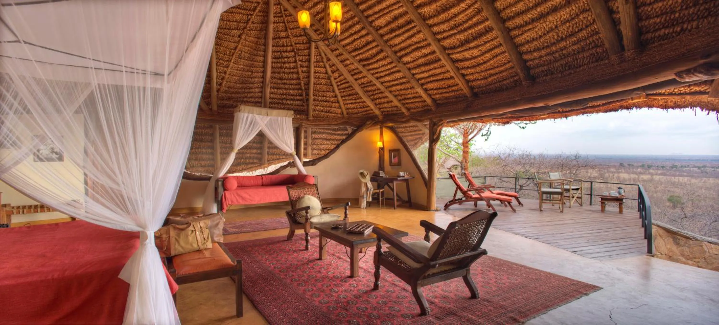 Patio, Bed in Elewana Elsa's Kopje