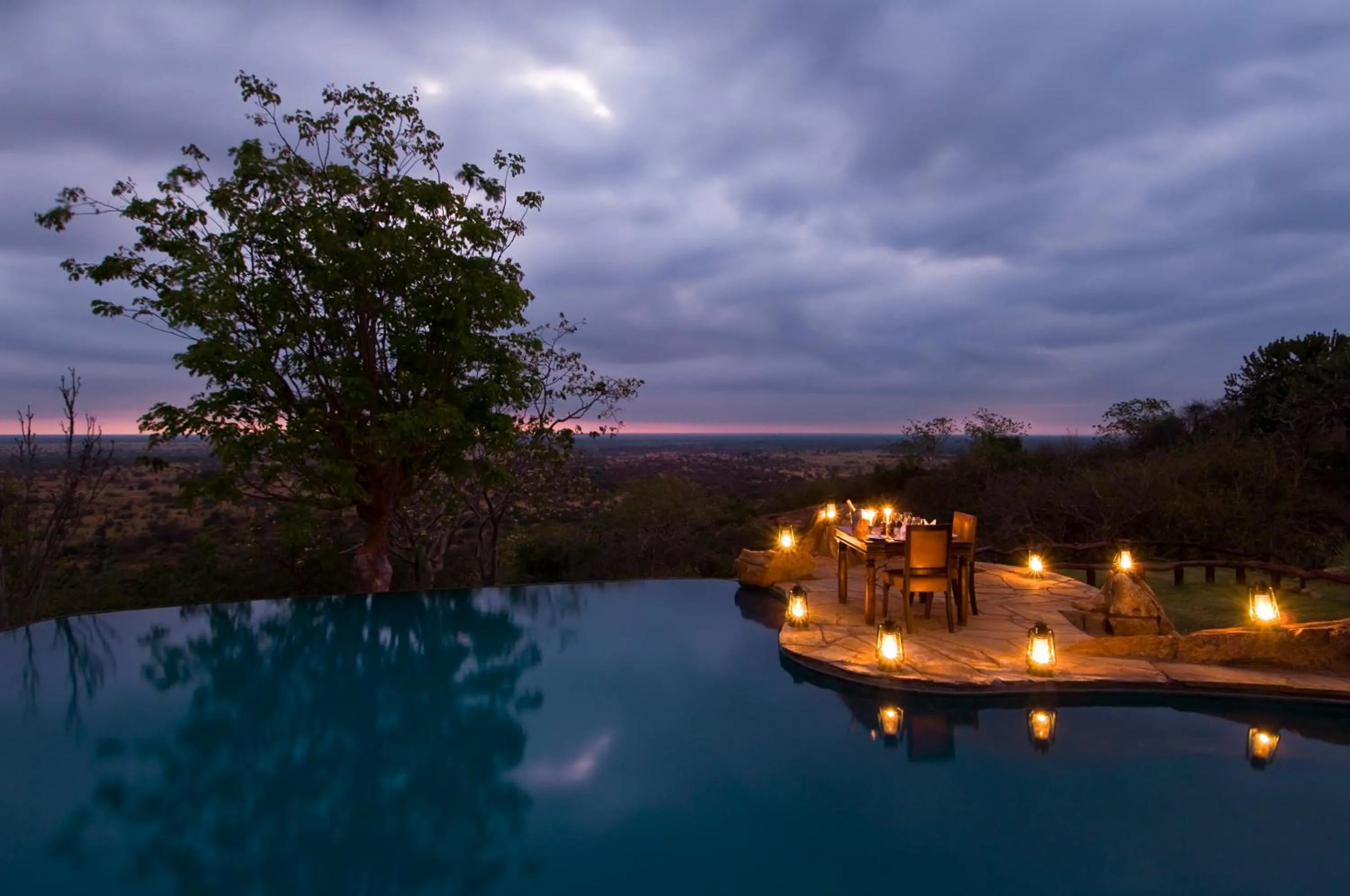 Pool view in Elewana Elsa's Kopje