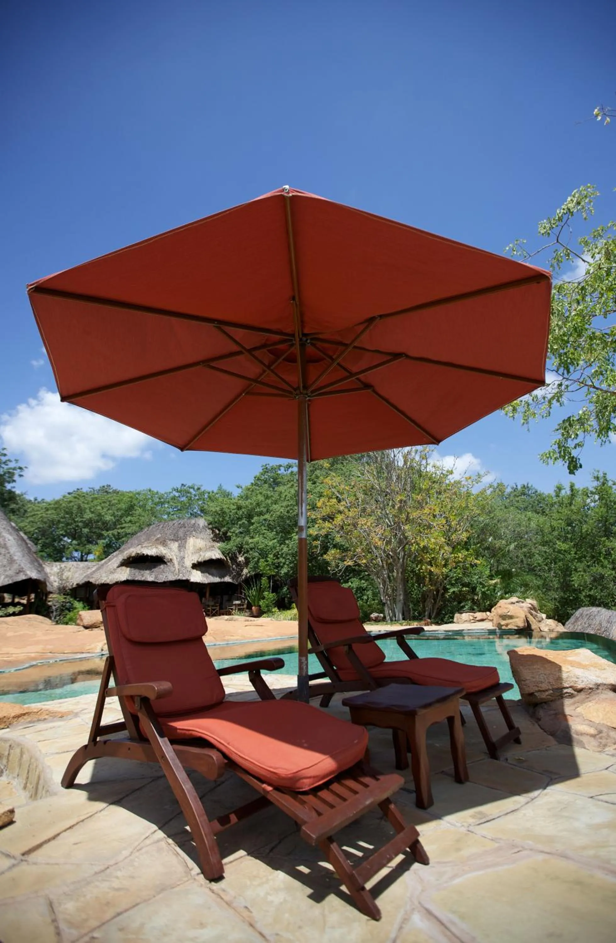 sunbed in Elewana Elsa's Kopje