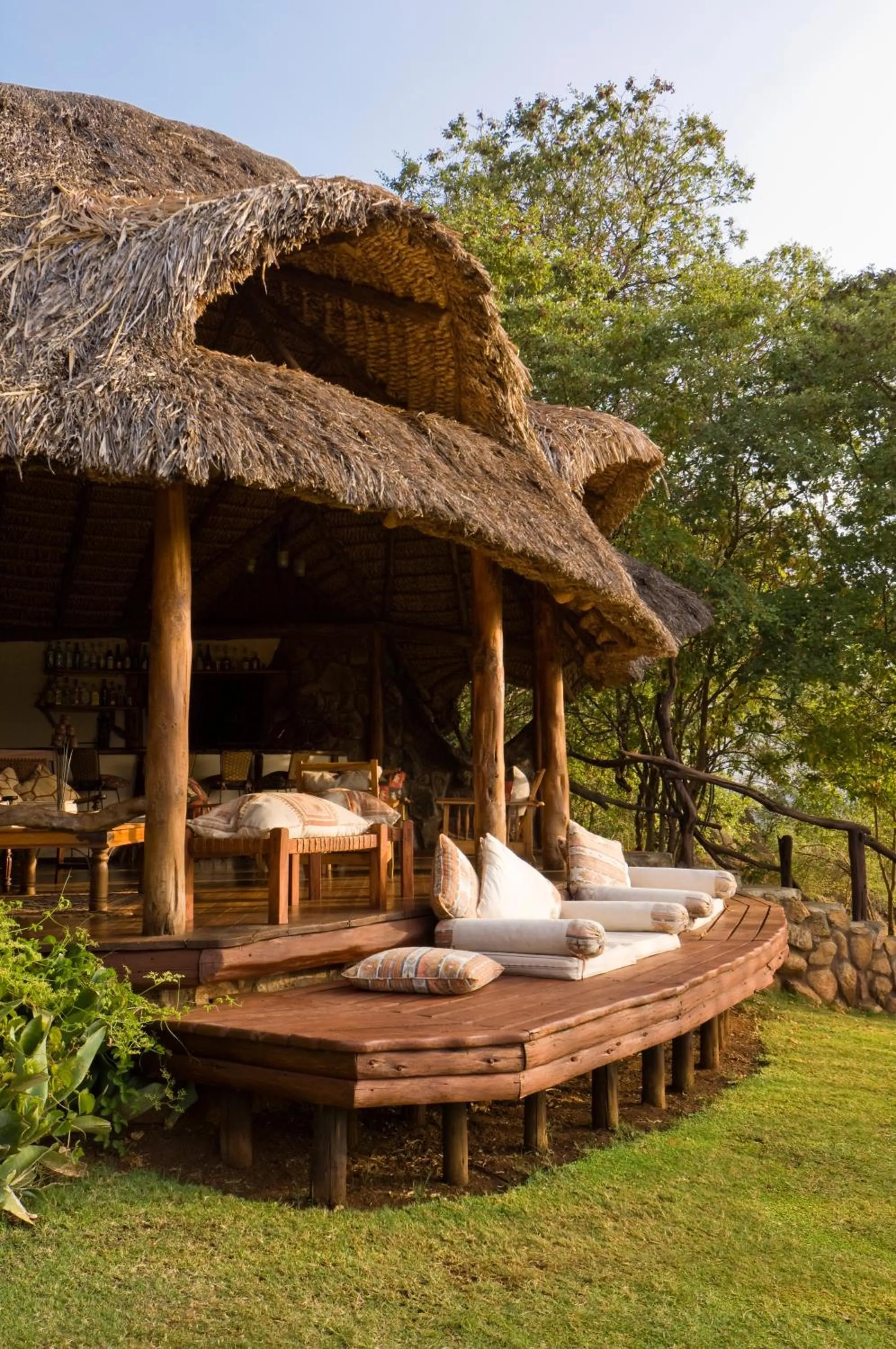 Seating area in Elewana Elsa's Kopje