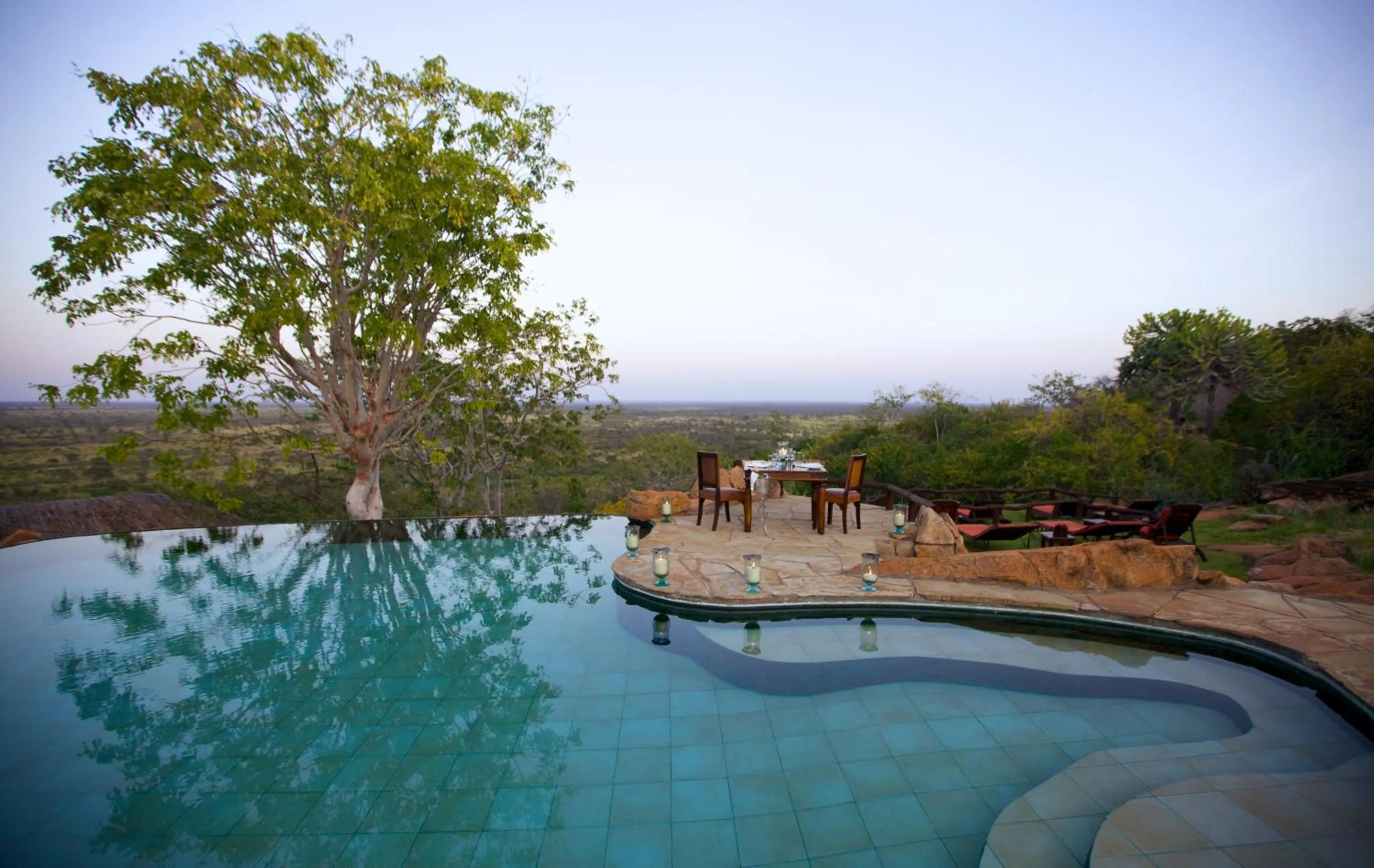 Pool view in Elewana Elsa's Kopje