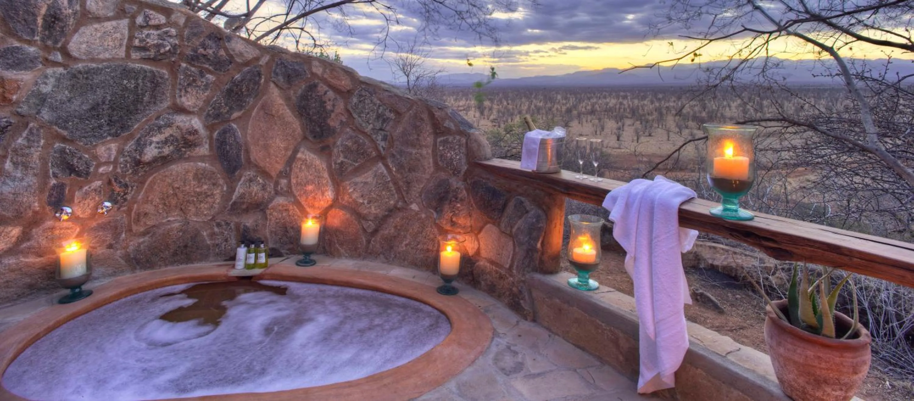 Hot Tub in Elewana Elsa's Kopje