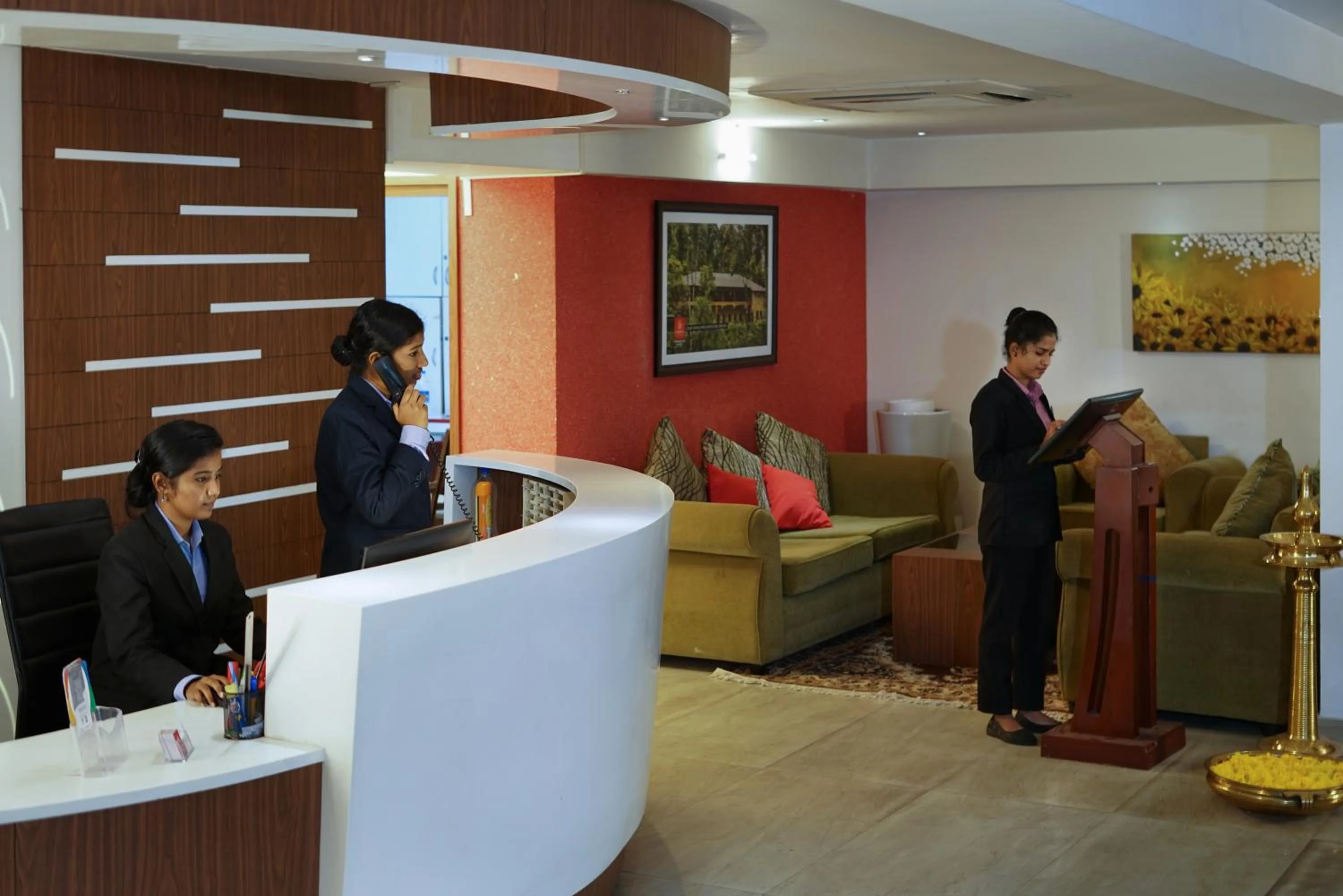 Staff in Emarald Hotel Calicut