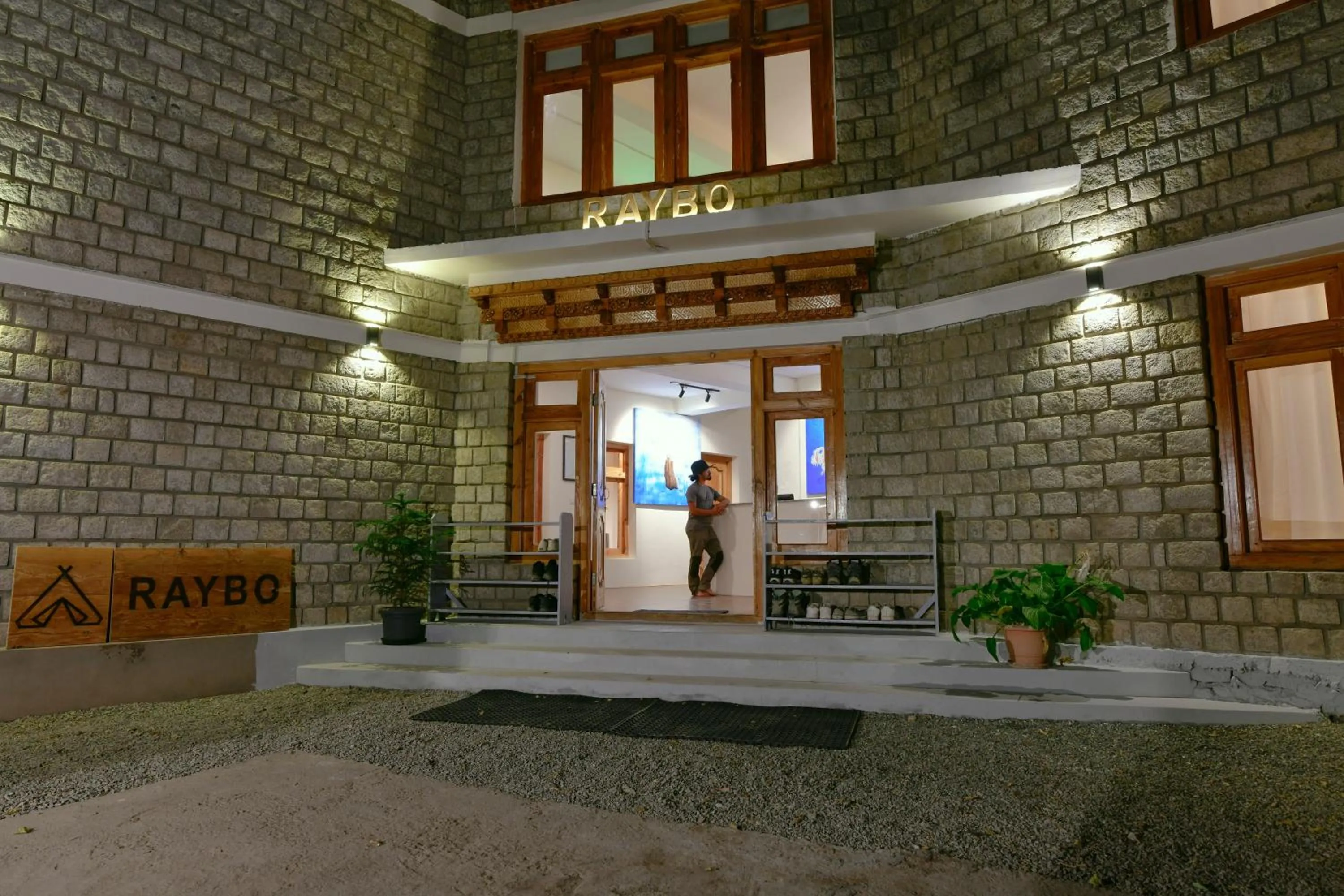 Facade/entrance in Raybo Hostel - Serene stay with 5 mins walk from the main market