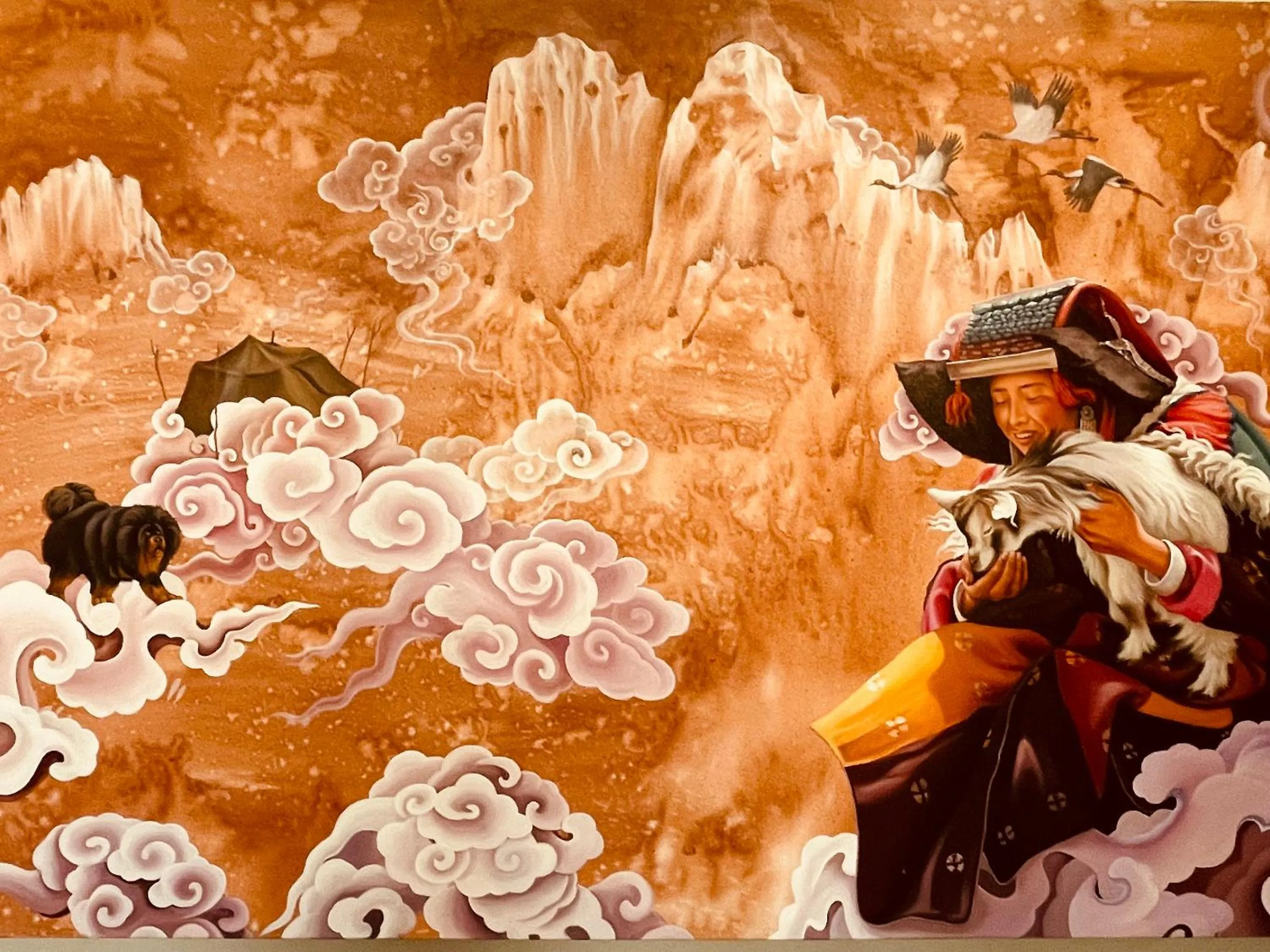 Decorative detail in Raybo Hostel - Serene stay with 5 mins walk from the main market