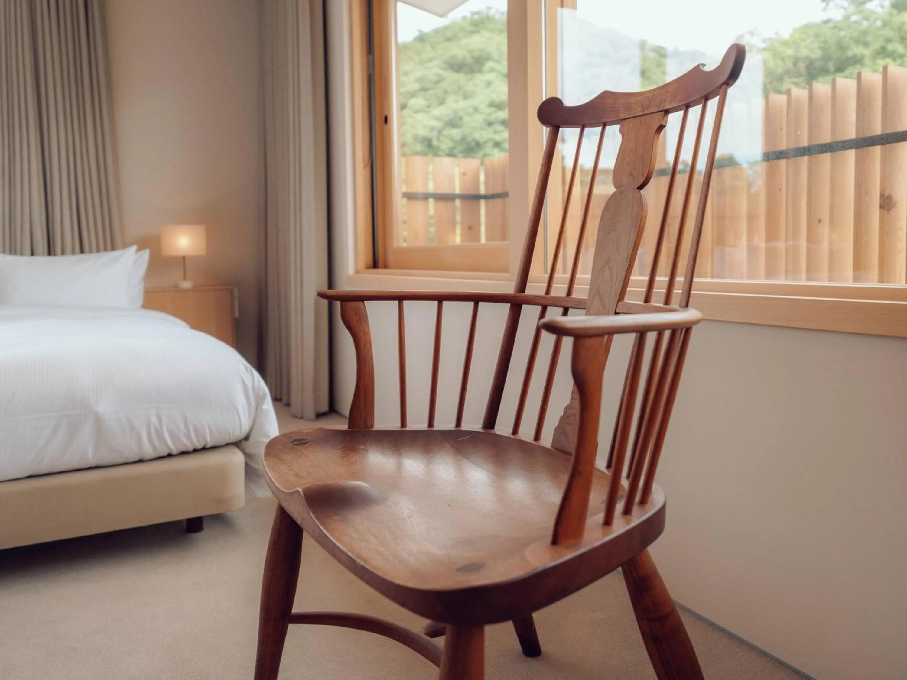 Decorative detail, Bed in Hatago Vison