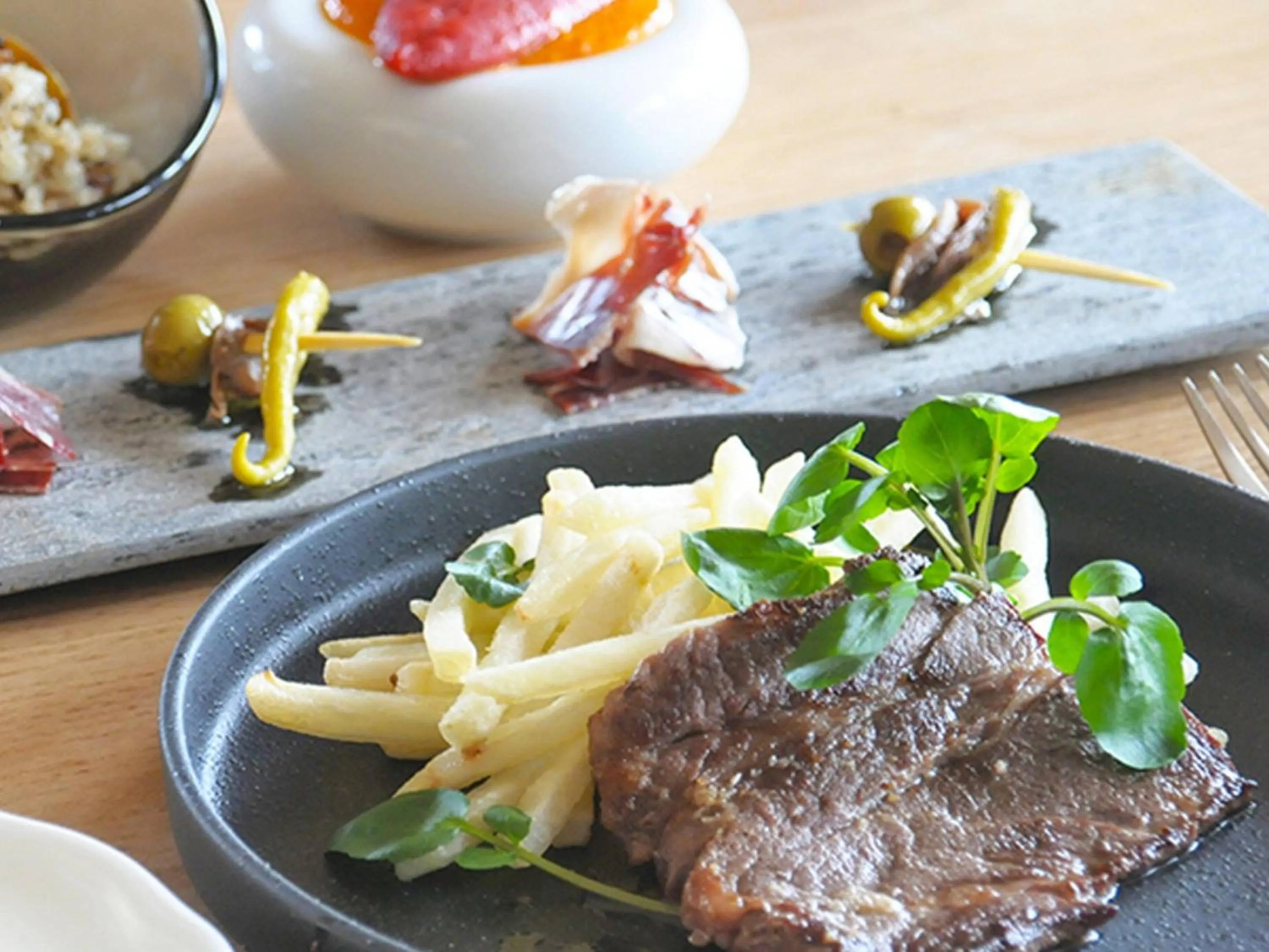 Food in Hatago Vison