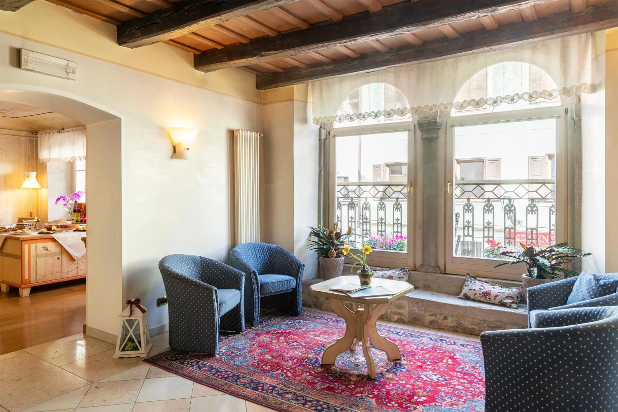 Living room in Hotel Relais Orsingher