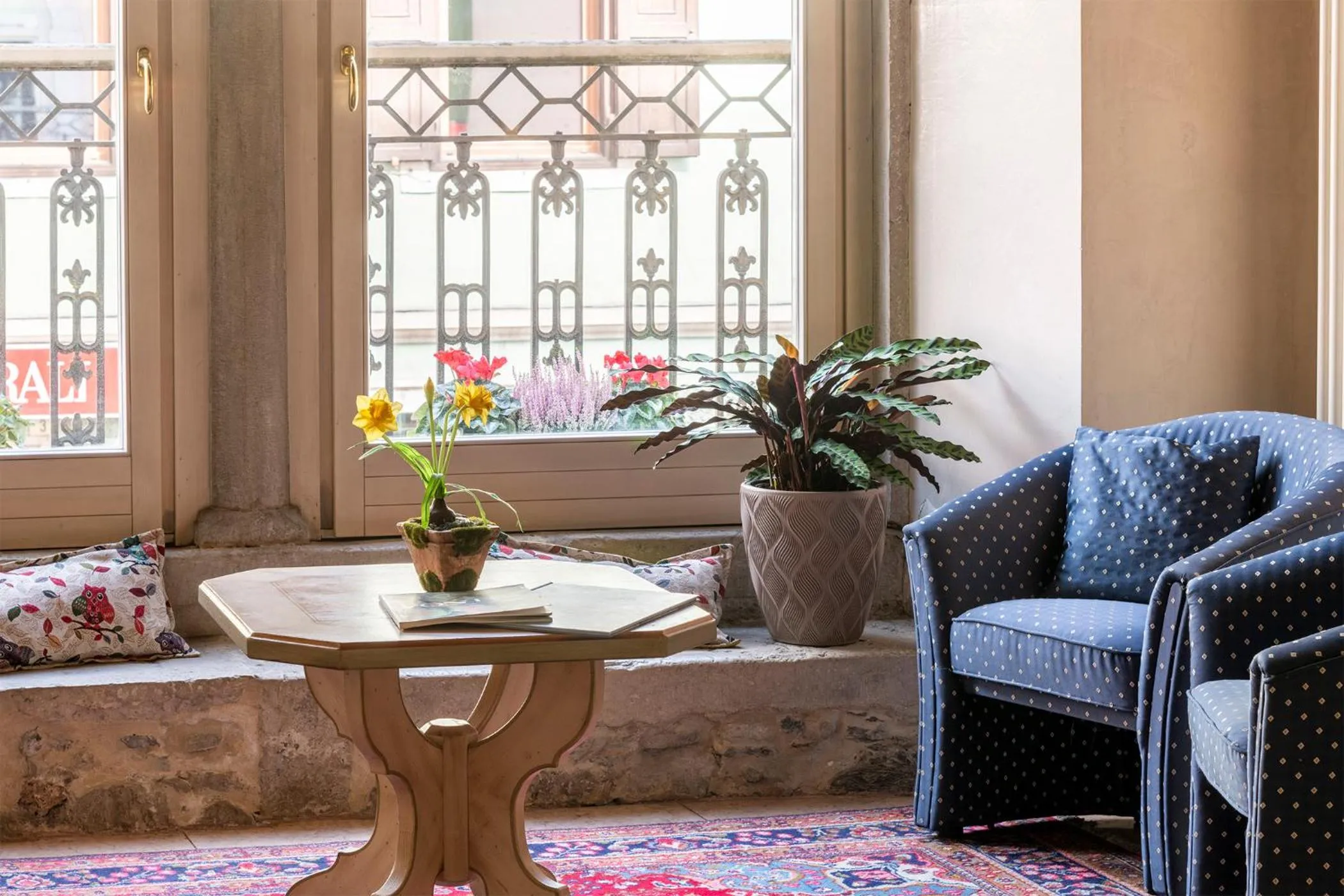 Living room in Hotel Relais Orsingher