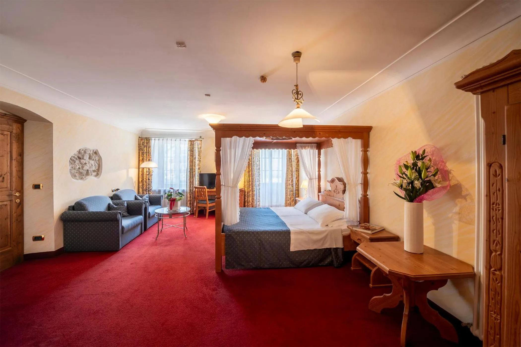 Bed in Hotel Relais Orsingher