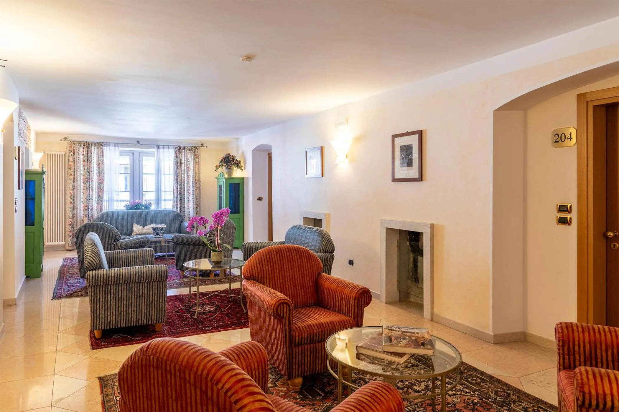 Living room in Hotel Relais Orsingher