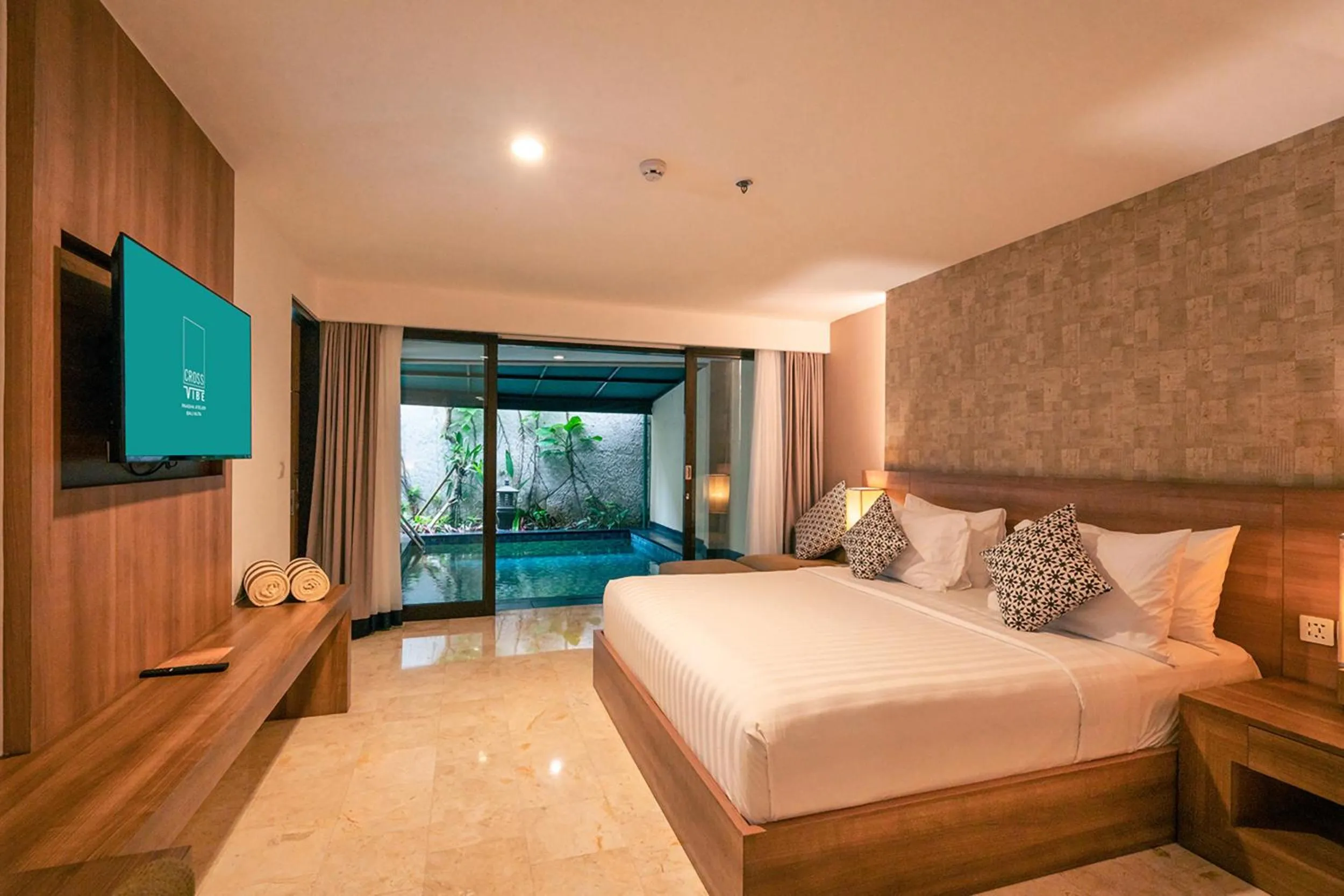 Bedroom, Bed in Cross Vibe Paasha Atelier Bali Kuta