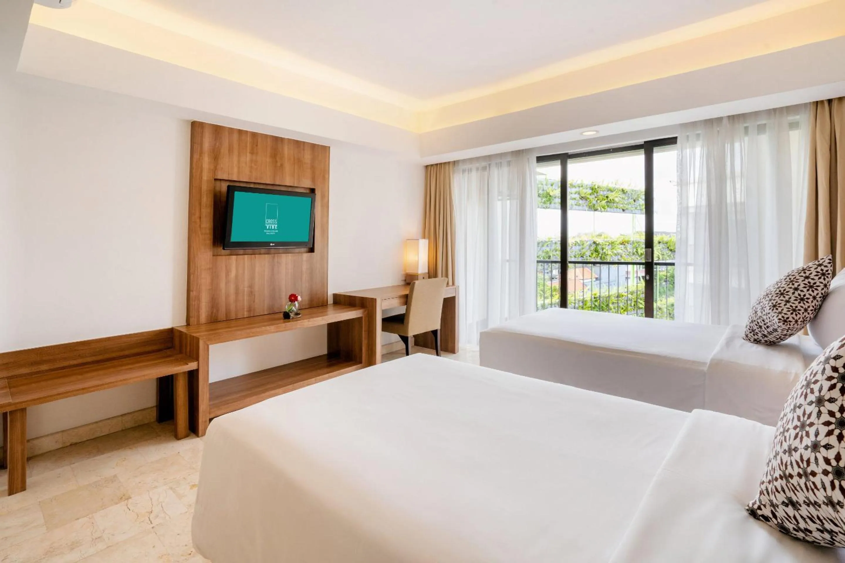 Bedroom, Bed in Cross Vibe Paasha Atelier Bali Kuta