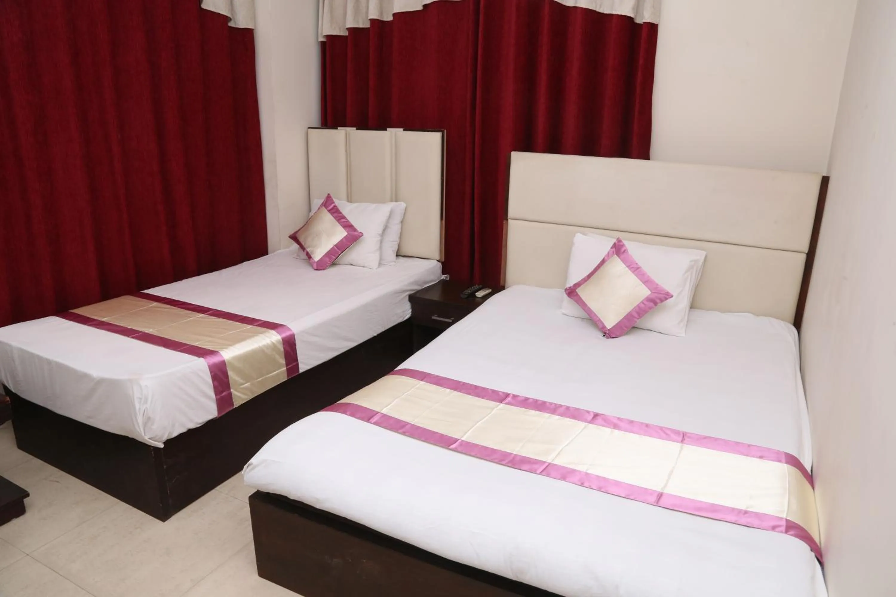 Bed in Platinum Hotel Ltd