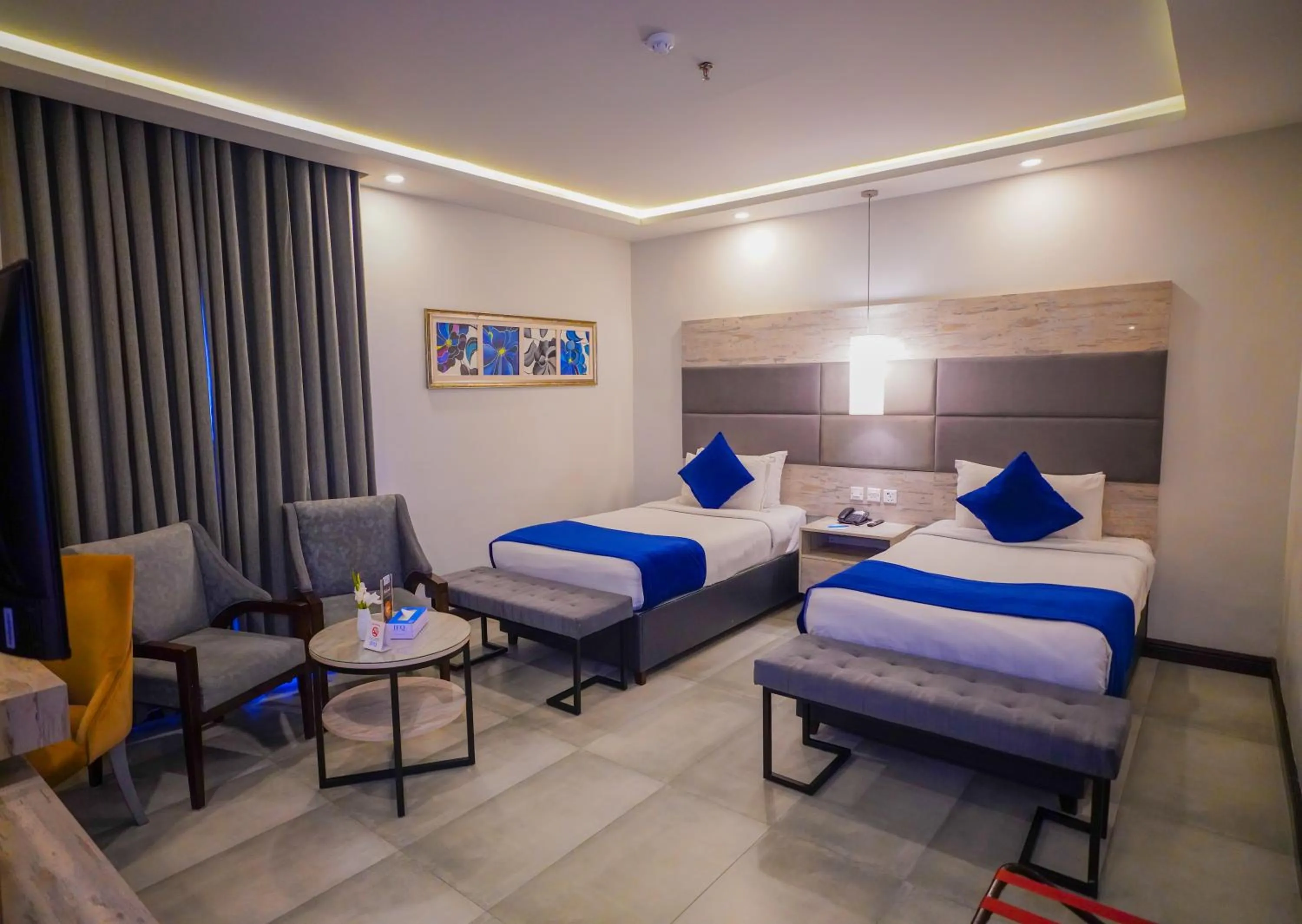 Bed in IFQ Hotel & Resort Islamabad