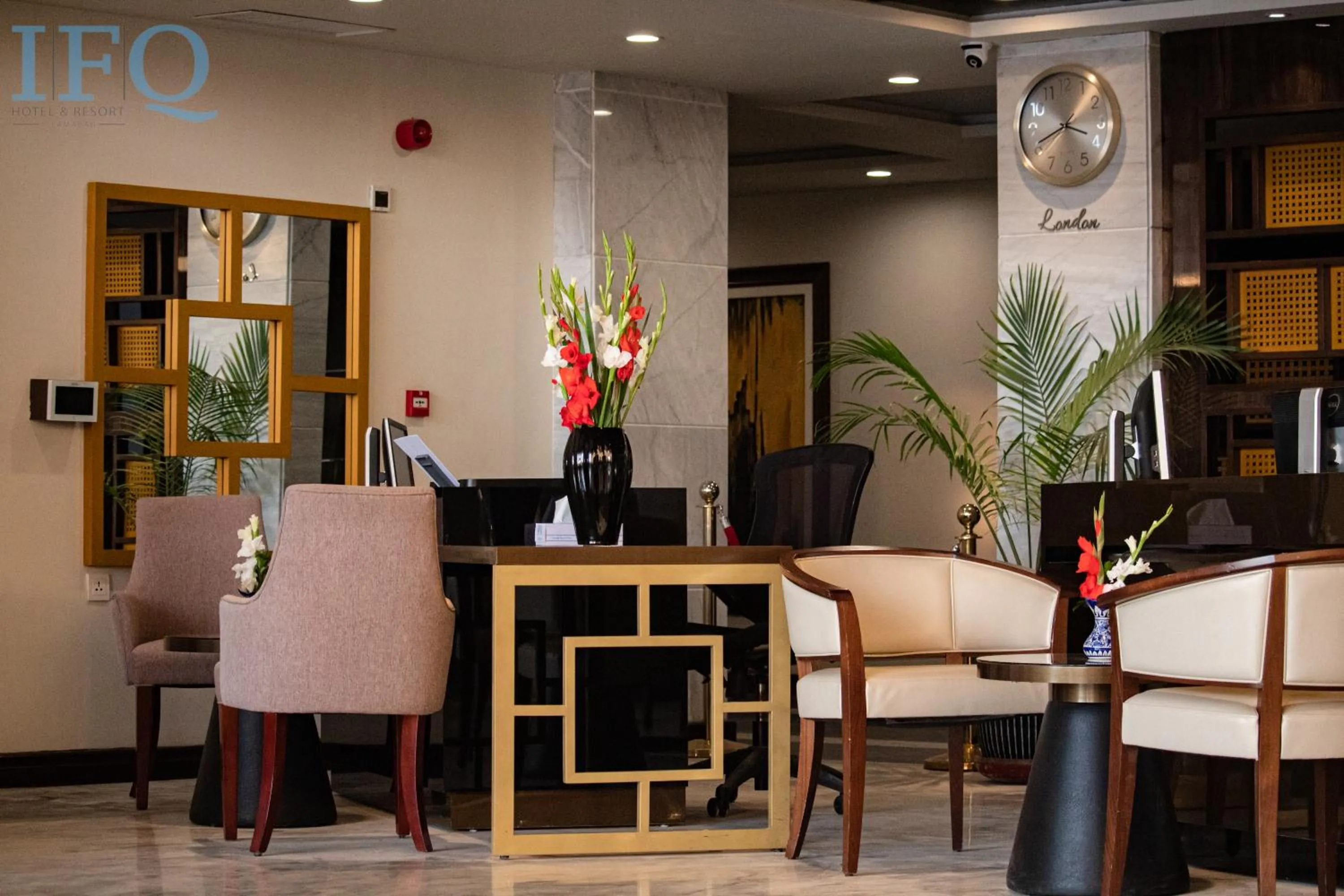 Lobby or reception in IFQ Hotel & Resort Islamabad