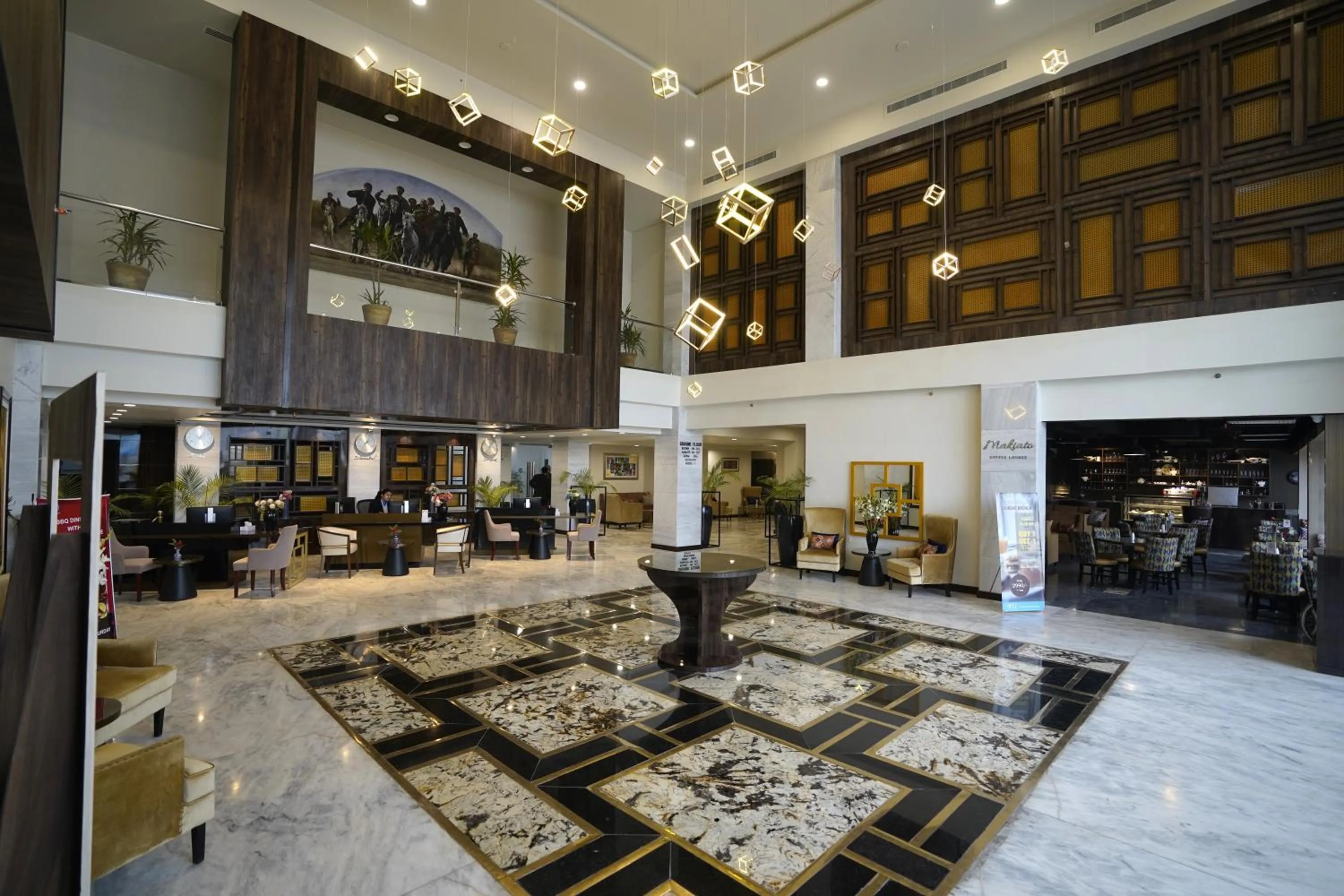 Lobby or reception in IFQ Hotel & Resort Islamabad