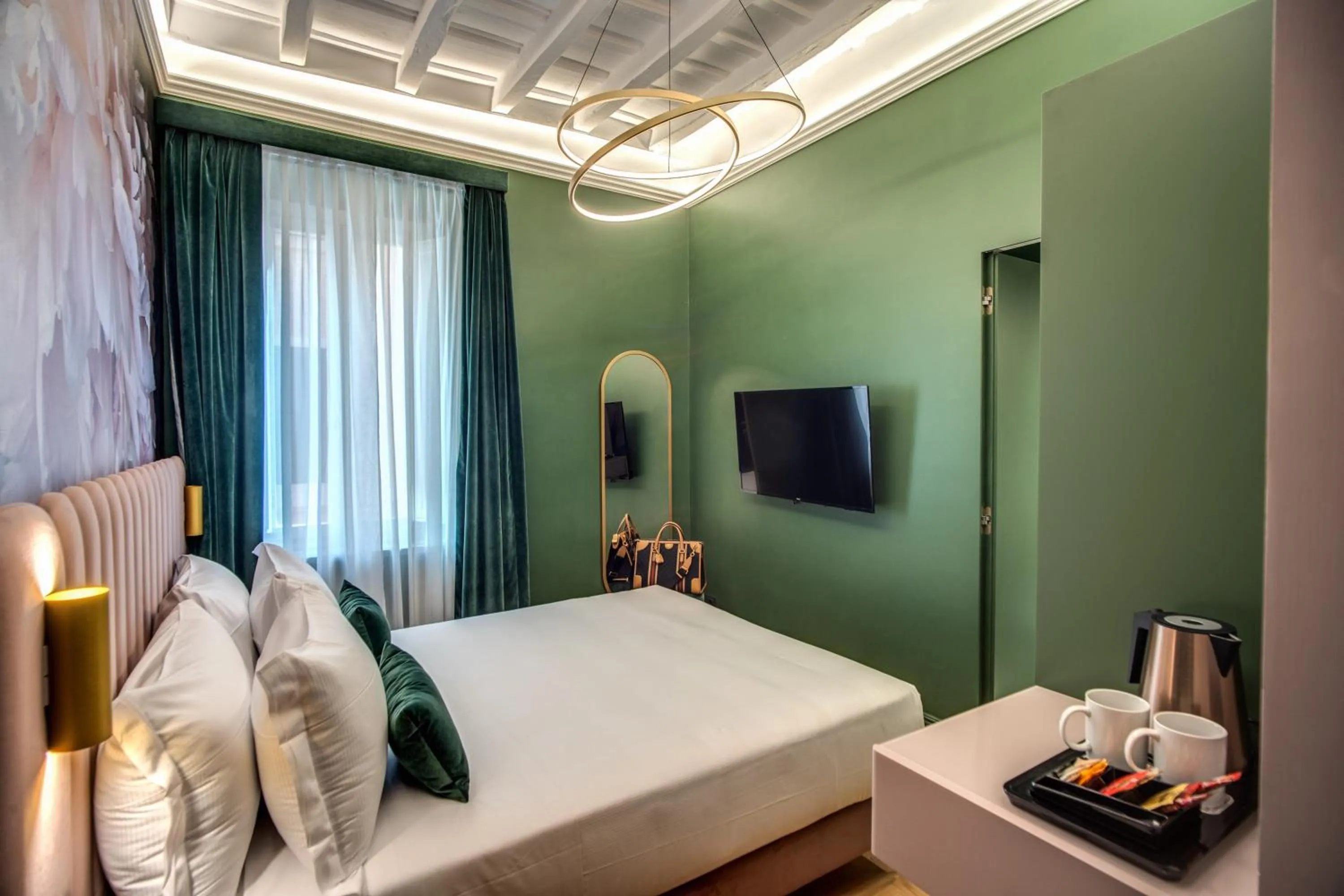 Bedroom, Bed in Palazzetto Trevi