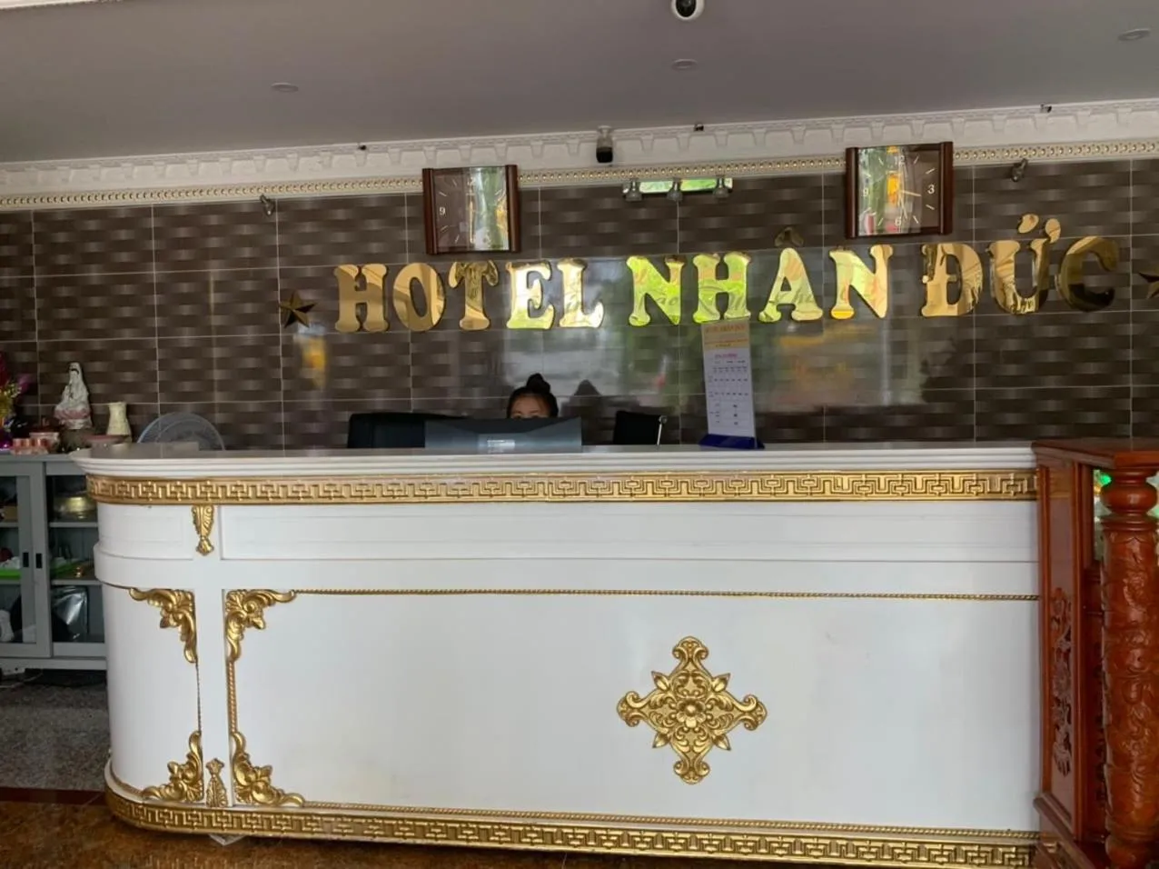 Lobby or reception in Nhan Duc Hotel