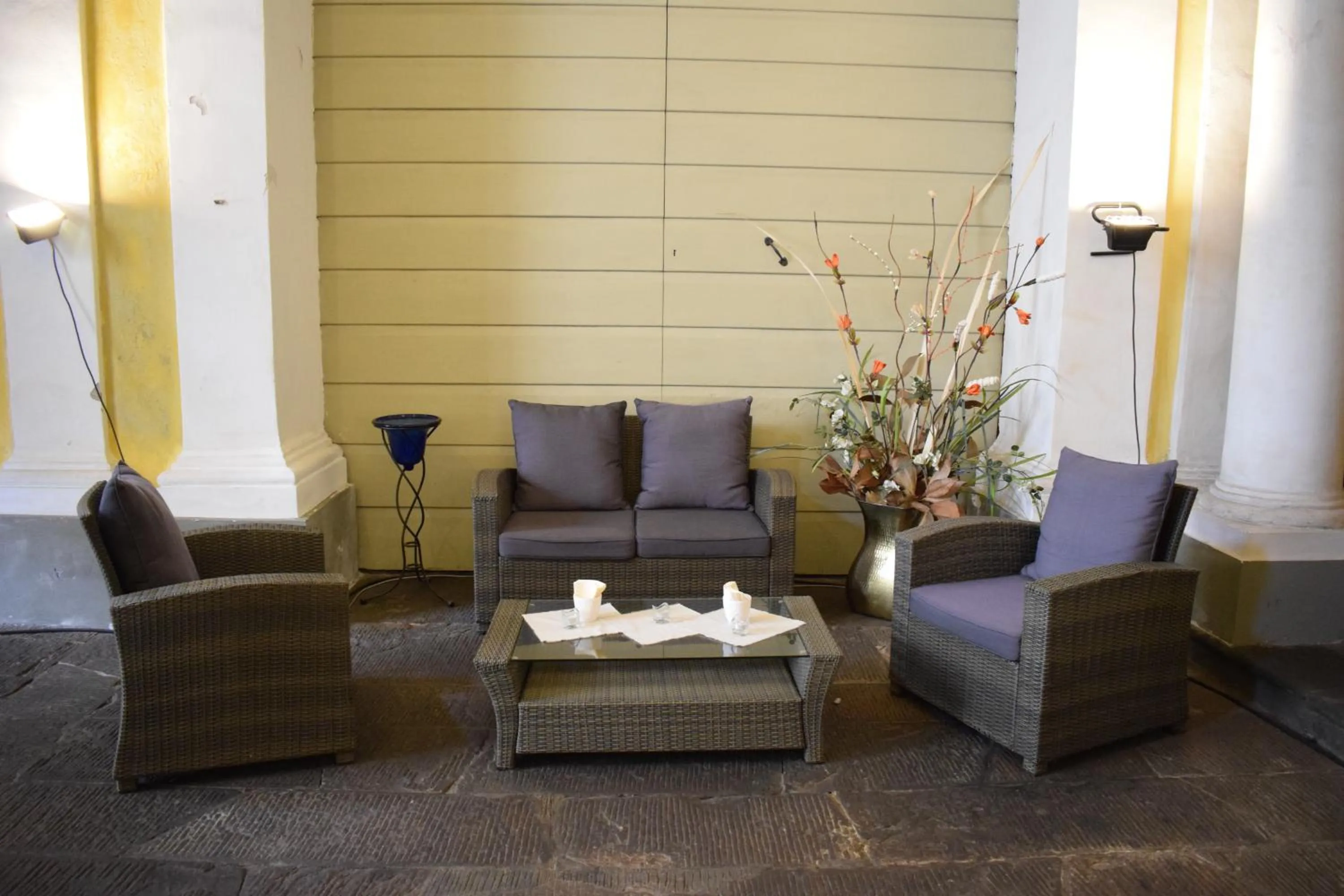 Lounge or bar in Palazzo Tucci Residenza d'epoca