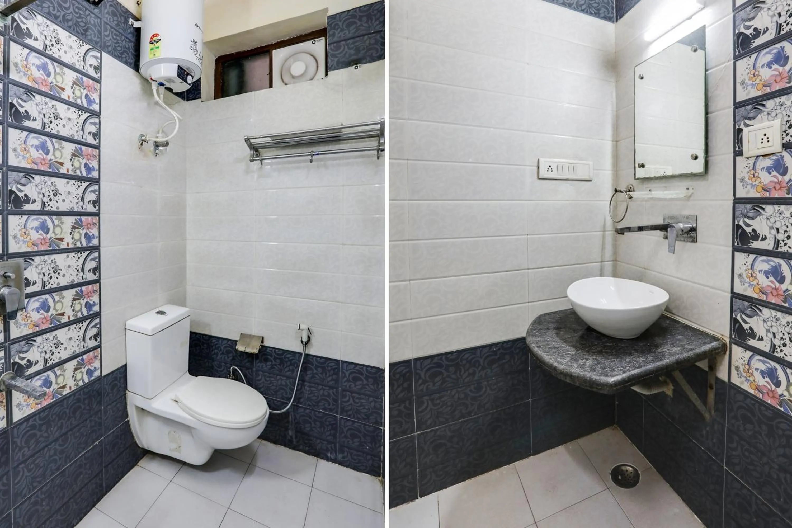 Bathroom in Super Hotel O Tajganj Near Taj Mahal West Gate