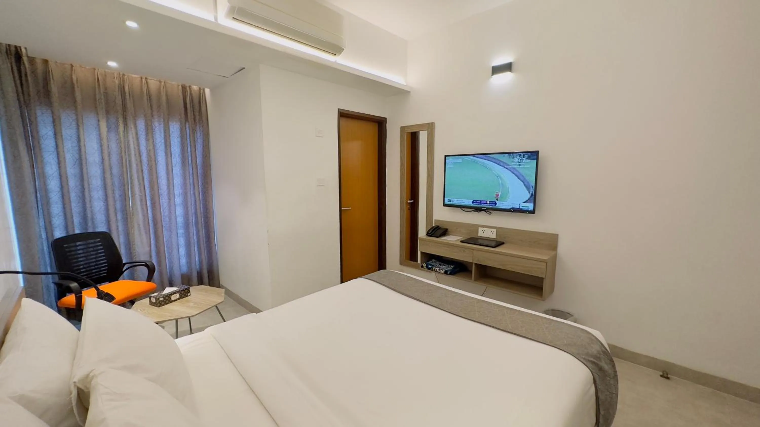 Bed in Priyo Nibash Stylish Residential Hotel