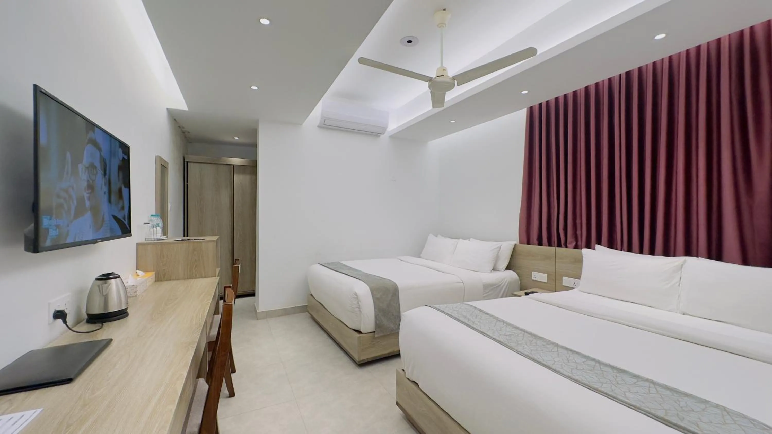 Bed in Priyo Nibash Stylish Residential Hotel
