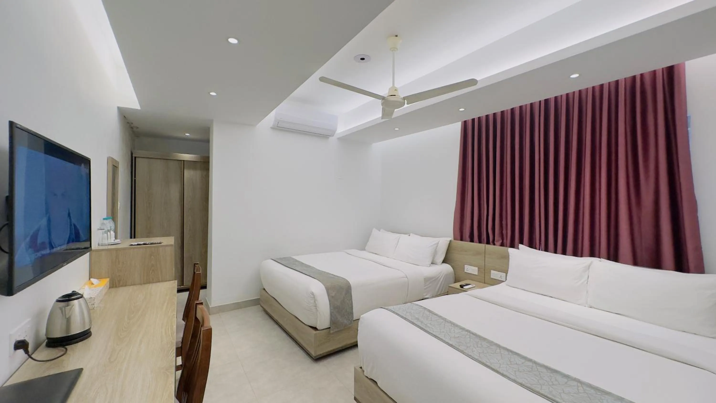 Bed in Priyo Nibash Stylish Residential Hotel