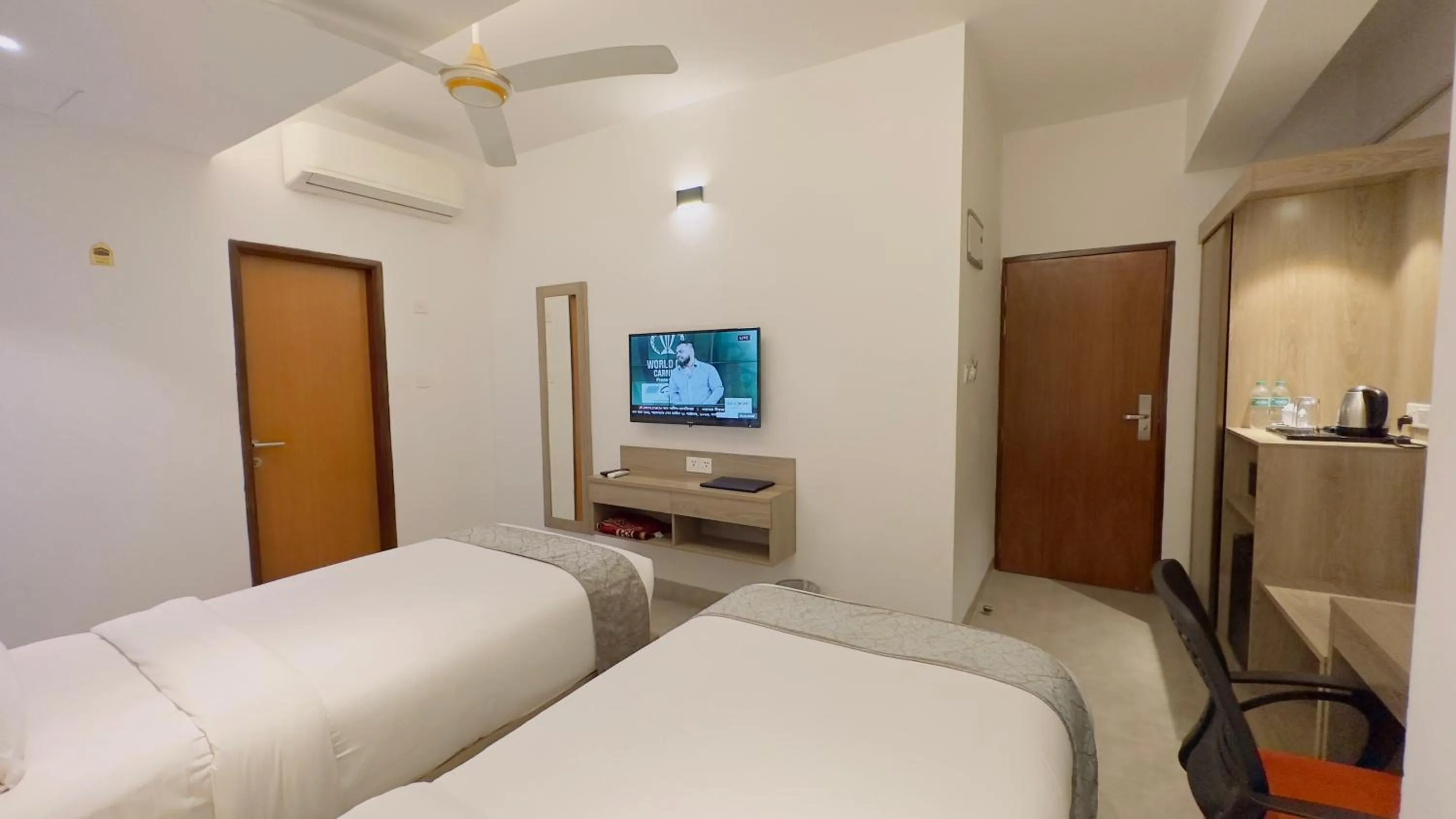 Bed in Priyo Nibash Stylish Residential Hotel