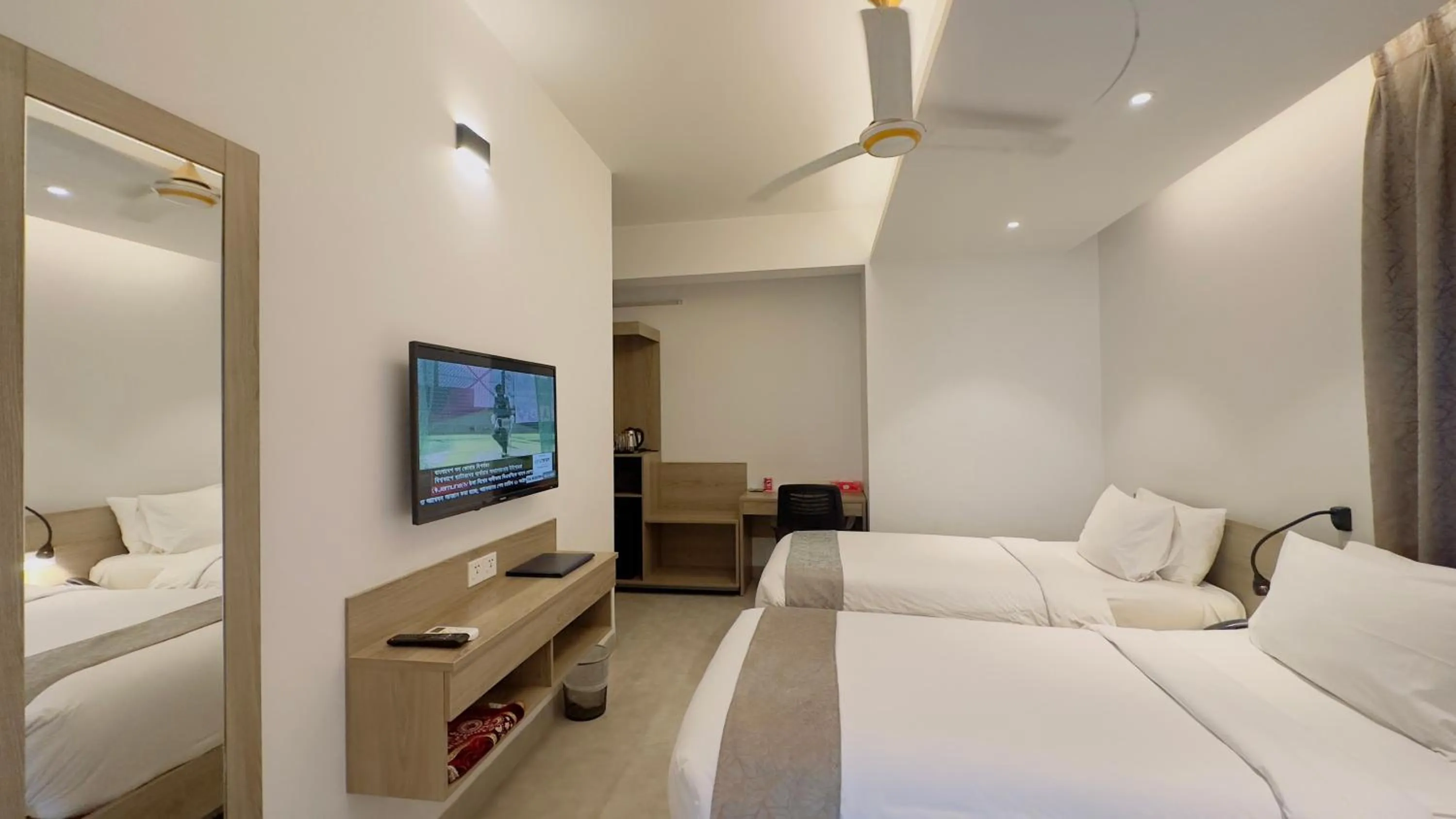 Bed in Priyo Nibash Stylish Residential Hotel