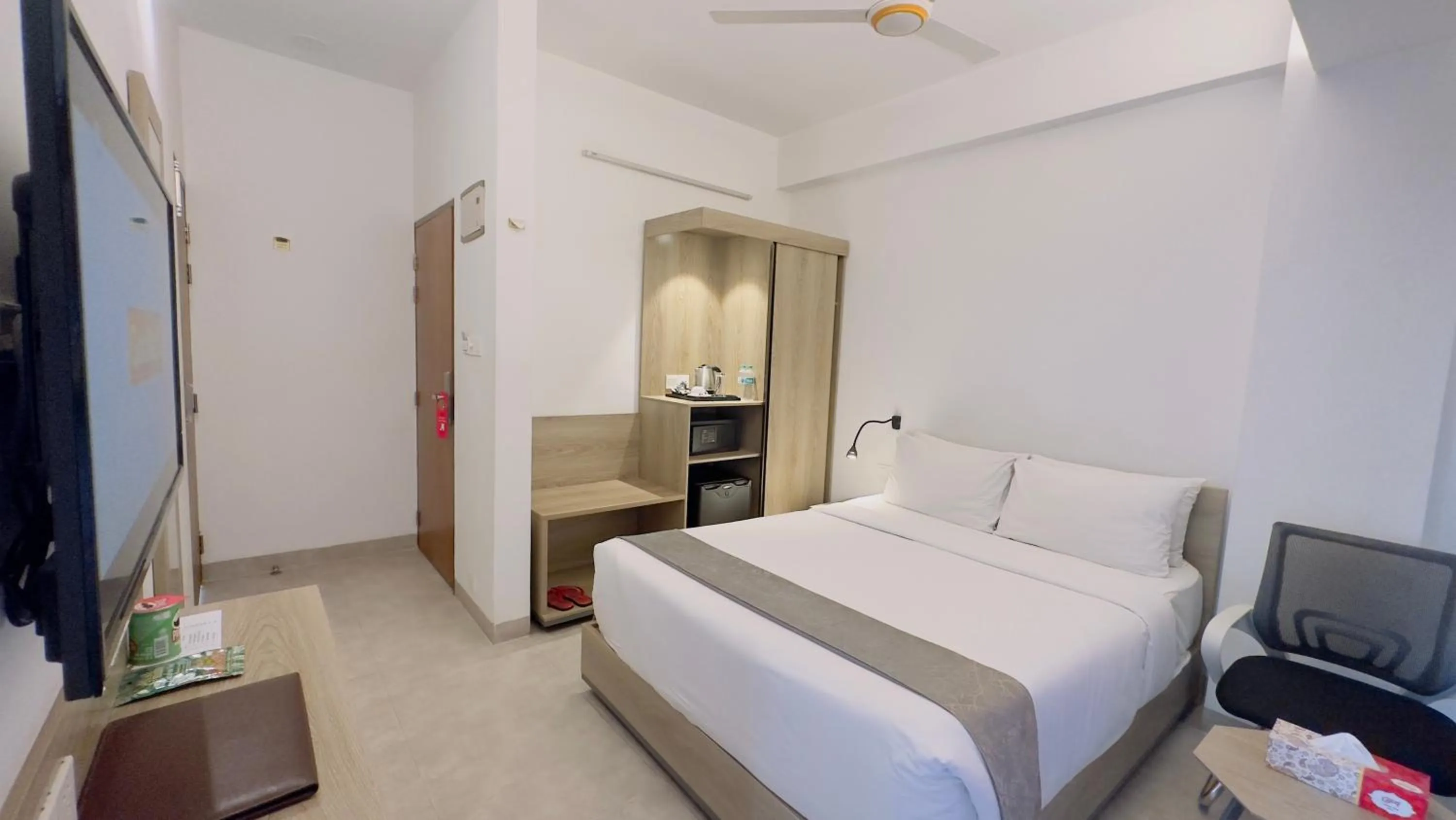 Bed in Priyo Nibash Stylish Residential Hotel