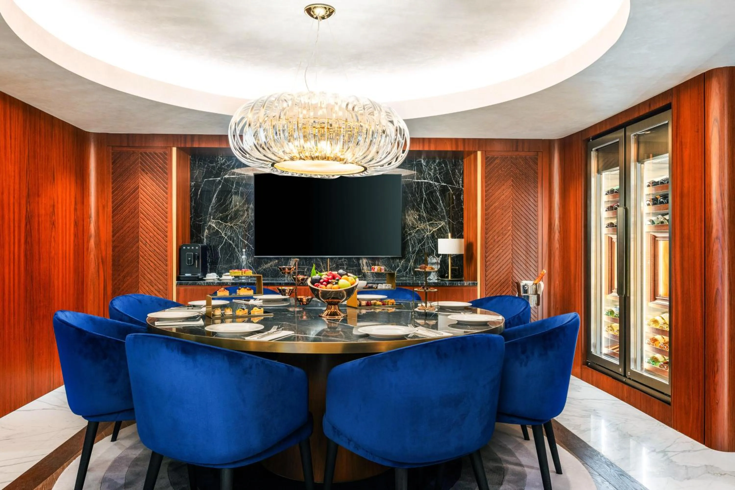 Dining area in The Maestro Hotel